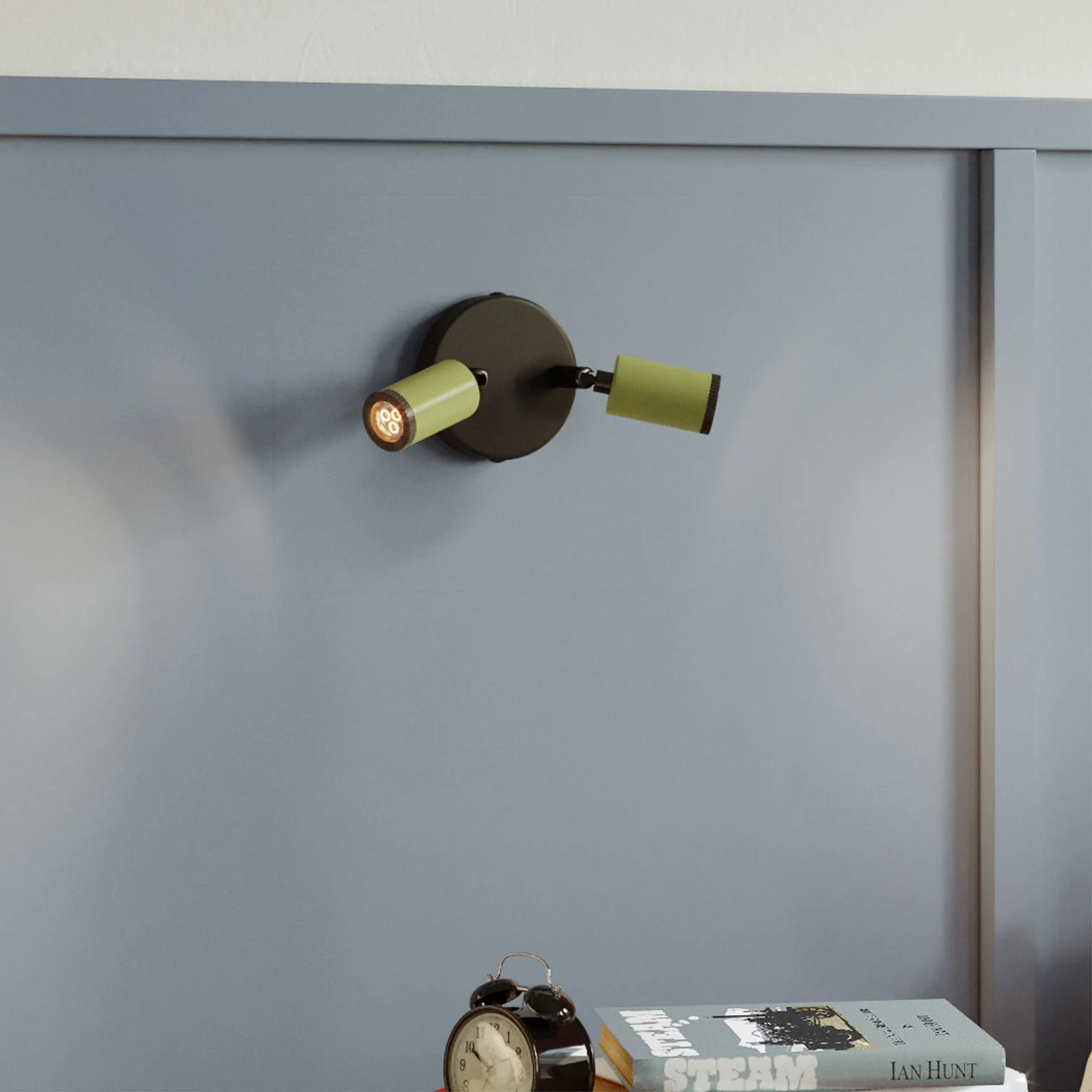 Fermaluce mit 2 schwenkbaren Mini-Spots GU1d0 - Wiesengrün - Image 3