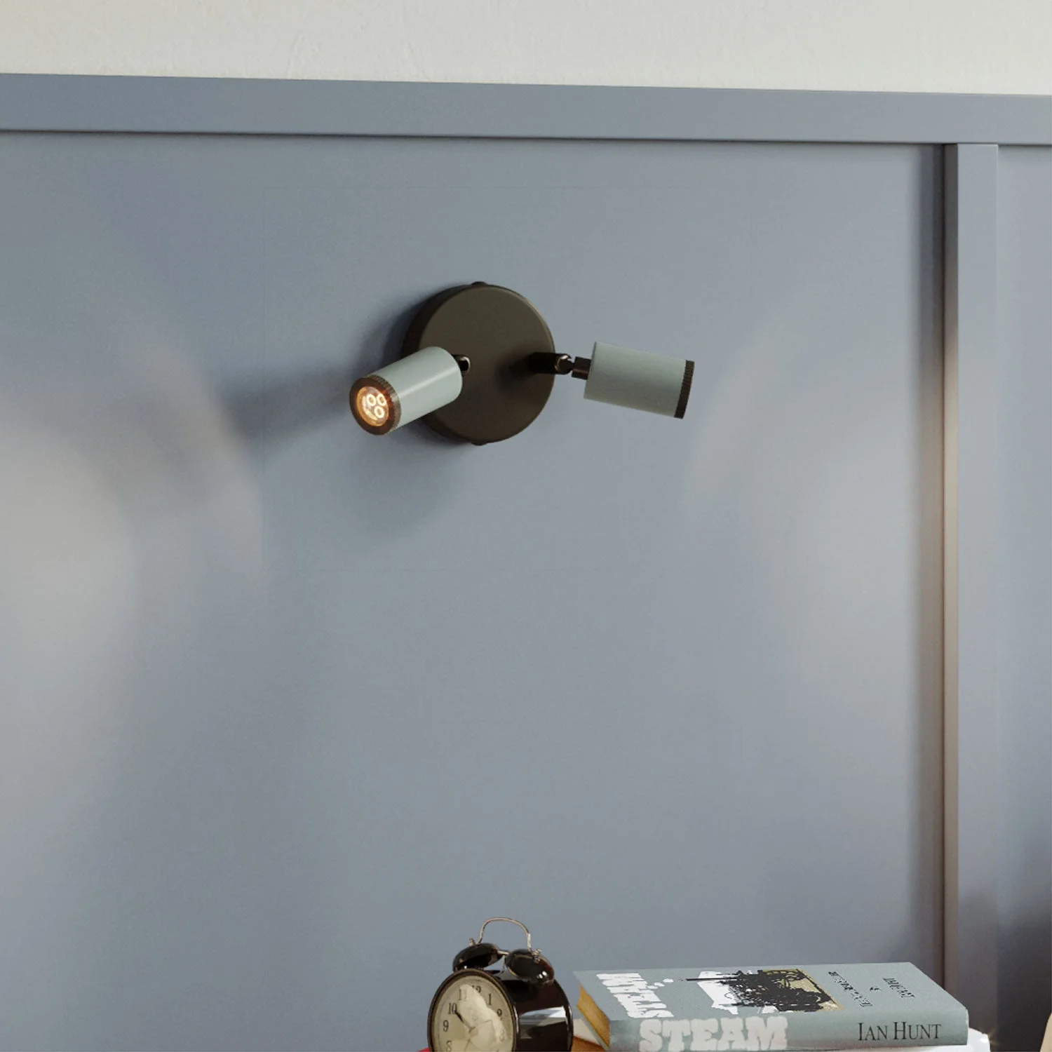 Fermaluce mit 2 verstellbaren Mini-Spotlights GU1d0 – Zuckerpapier-Blau - Image 3