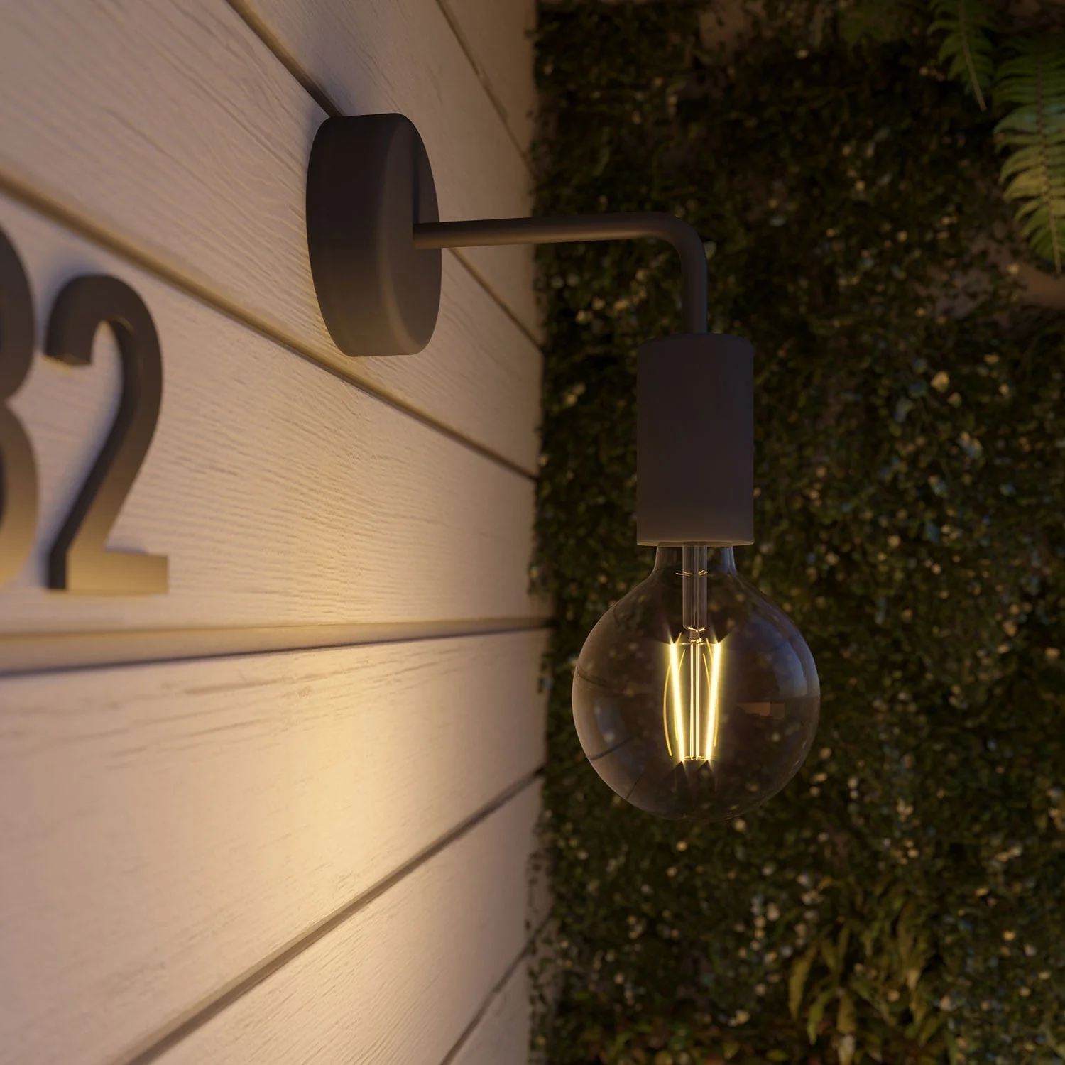 Fermaluce Modulair ELEGANT mit L-Erweiterung, Baldachin und Lampenfassung IP65 wasserdicht – Schwarz - Image 3
