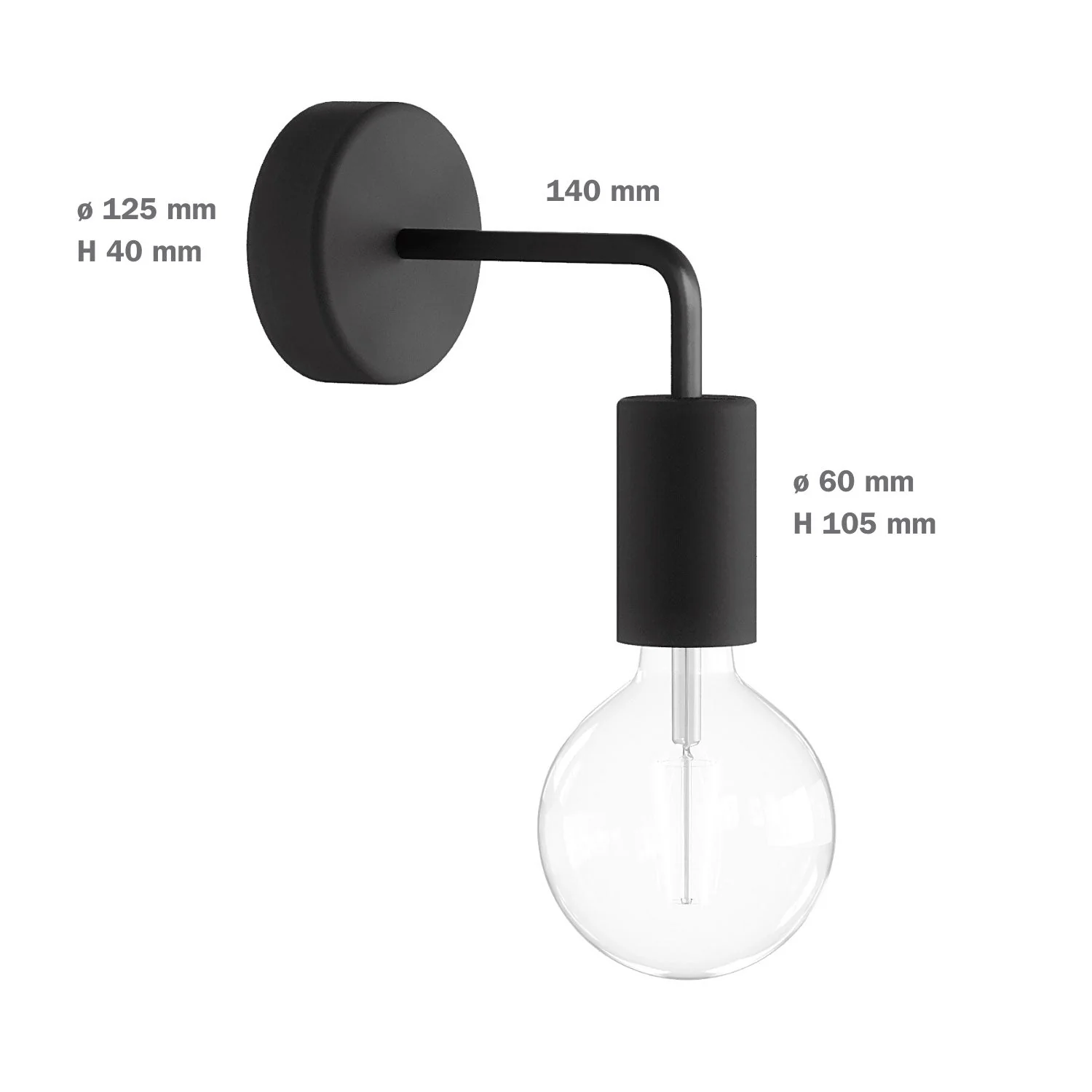Fermaluce Modulair ELEGANT mit L-Verlängerung, Baldachin und IP65 wasserdichter Lampenfassung – Weiß - Image 6