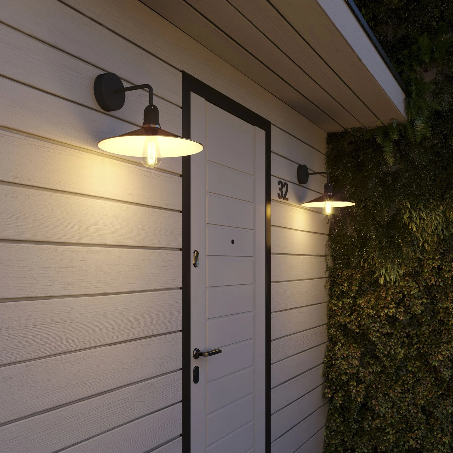 Fermaluce Modulair mit L-Erweiterung, Swing Schirm und IP65-wasserdichtem Lampenhalter – Kupfer - Image 2