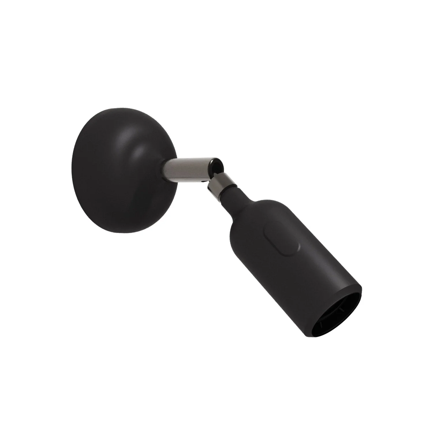 Silikon-Fermaluce-Lampe mit Gelenk und integriertem Schalter – Schwarz