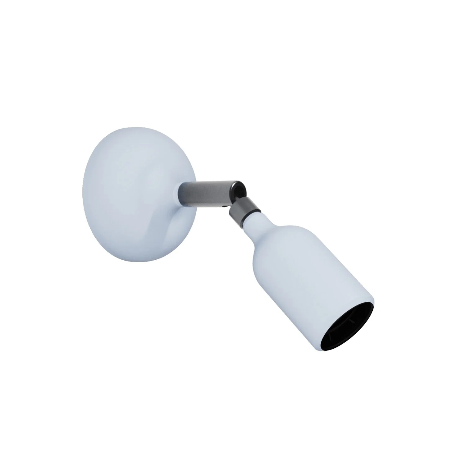 Fermaluce-Lampe aus Silikon mit Gelenk - Soft-Blau