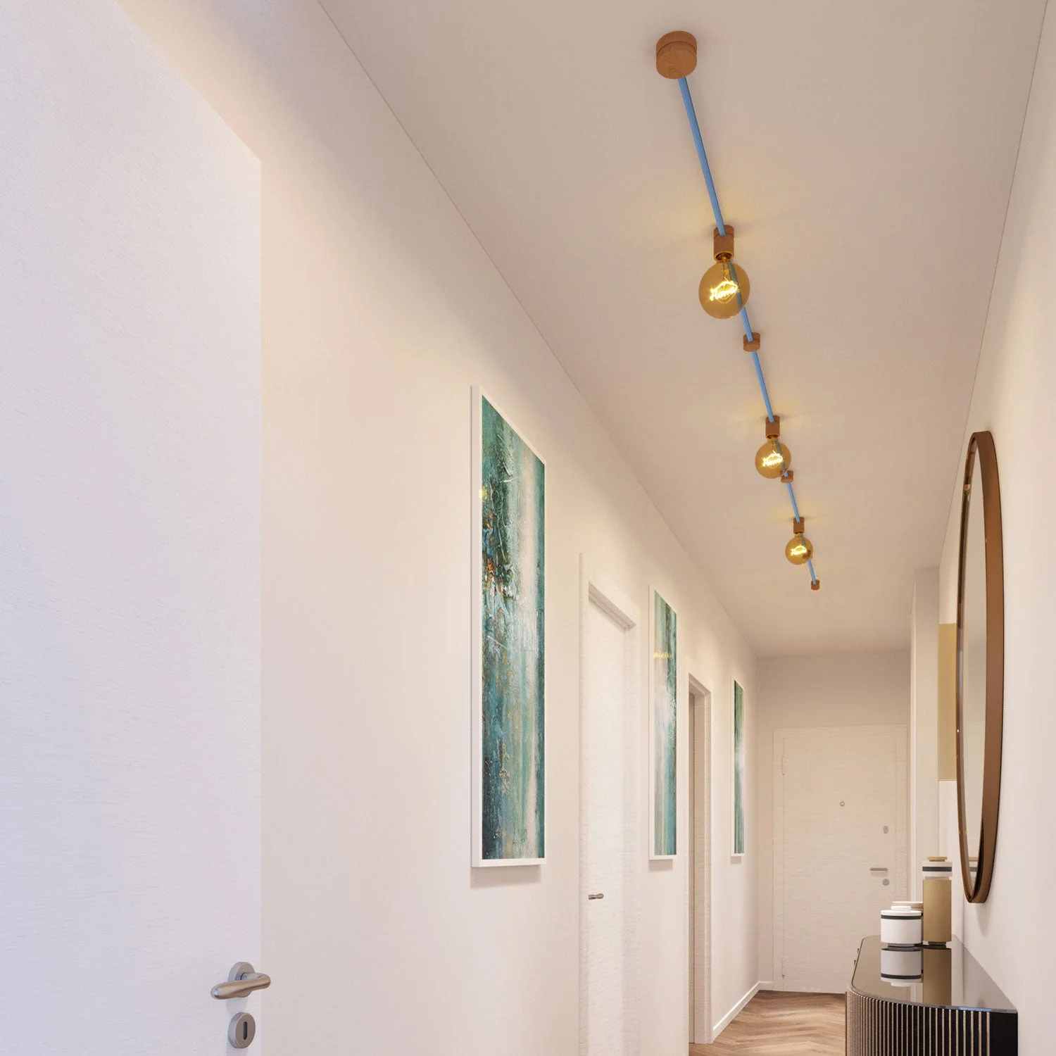 Filé Linear Kit System – mit 5 m CM17-Kabel für Lichterkette und 7 Holzteilen für Innenräume - Image 2