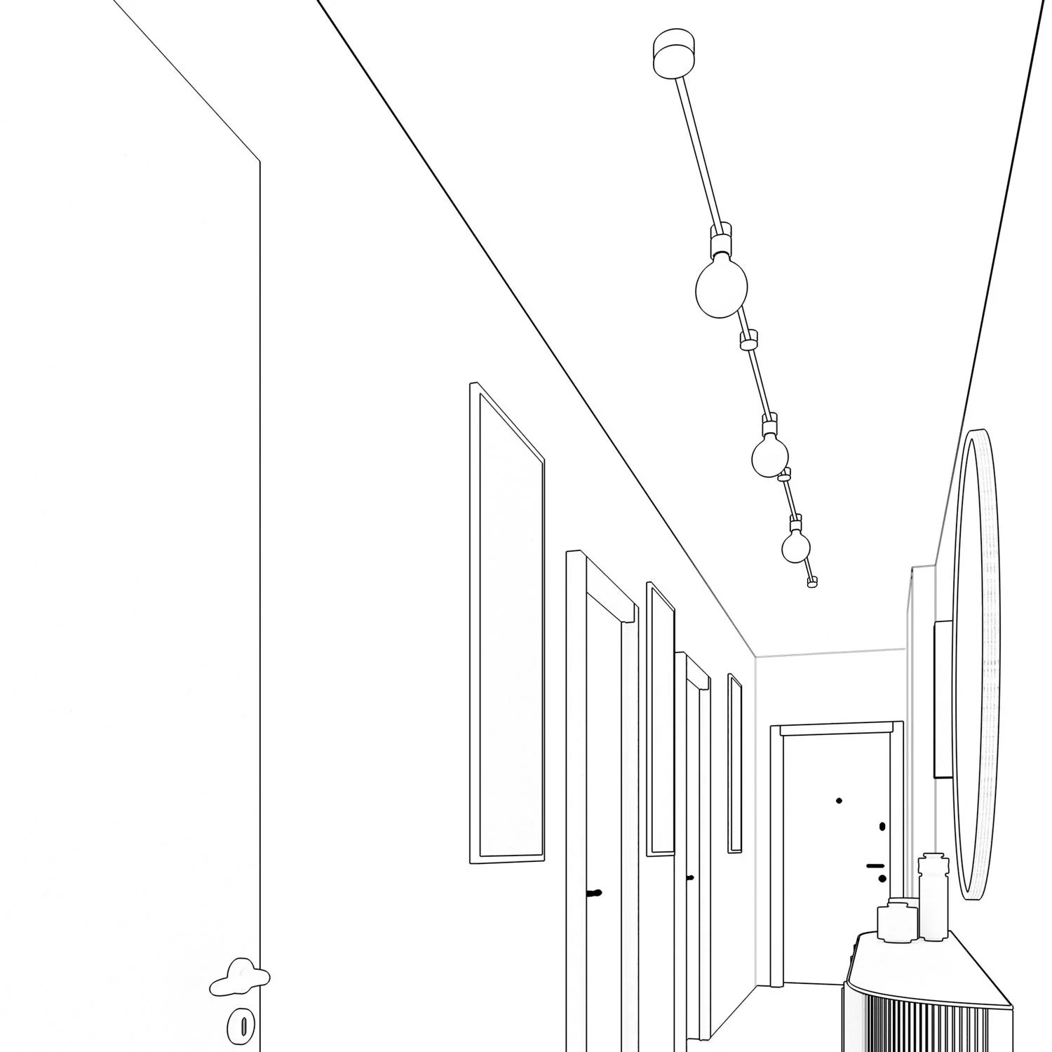 Filé Linear-System Kit – mit 5 m CM05-Kabel für Lichterkette und 7 weiß lackierten Holzteilen für den Innenbereich - Image 4