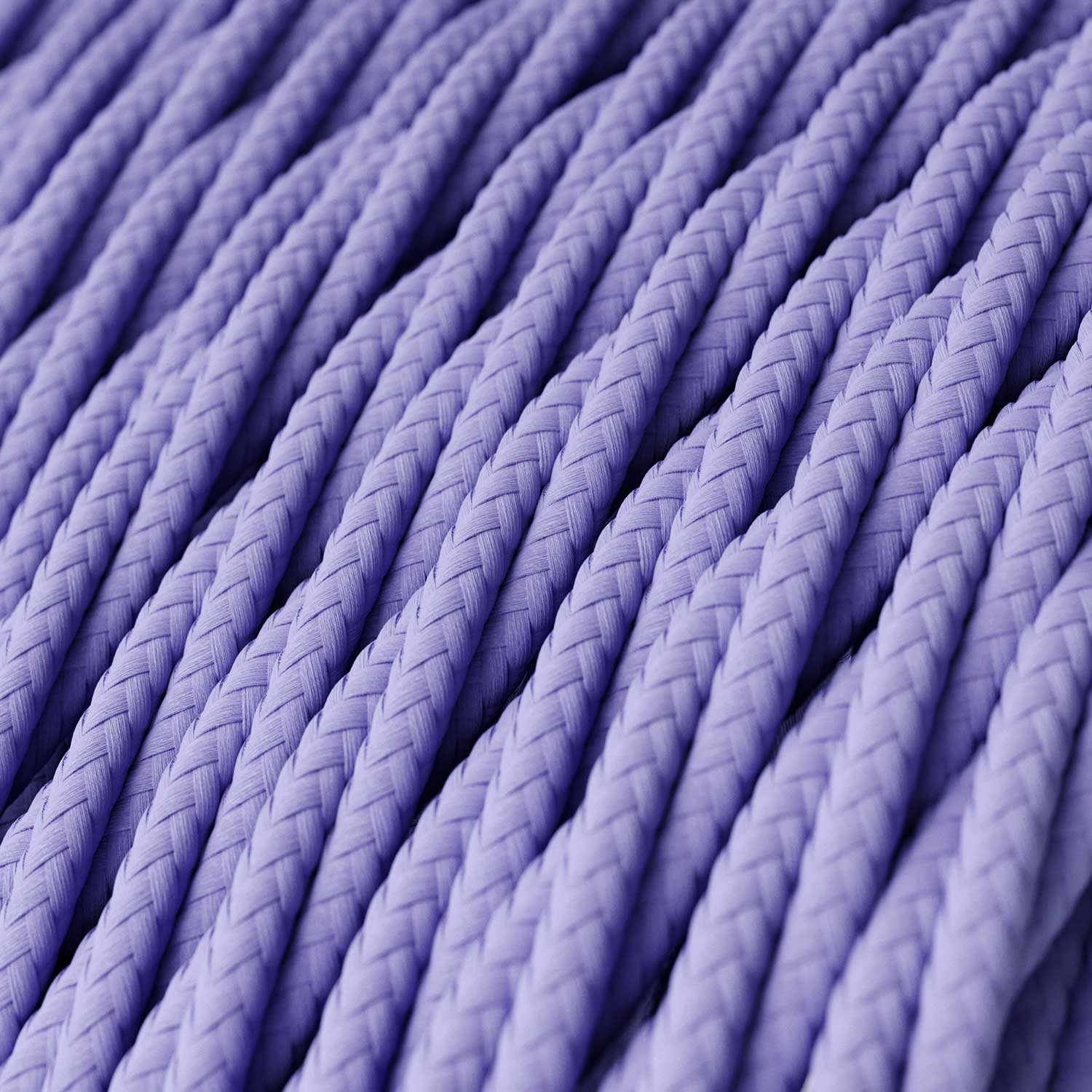 Verkabeltes lilafarbenes Rayon Kordelkabel - TM07 - Image 2