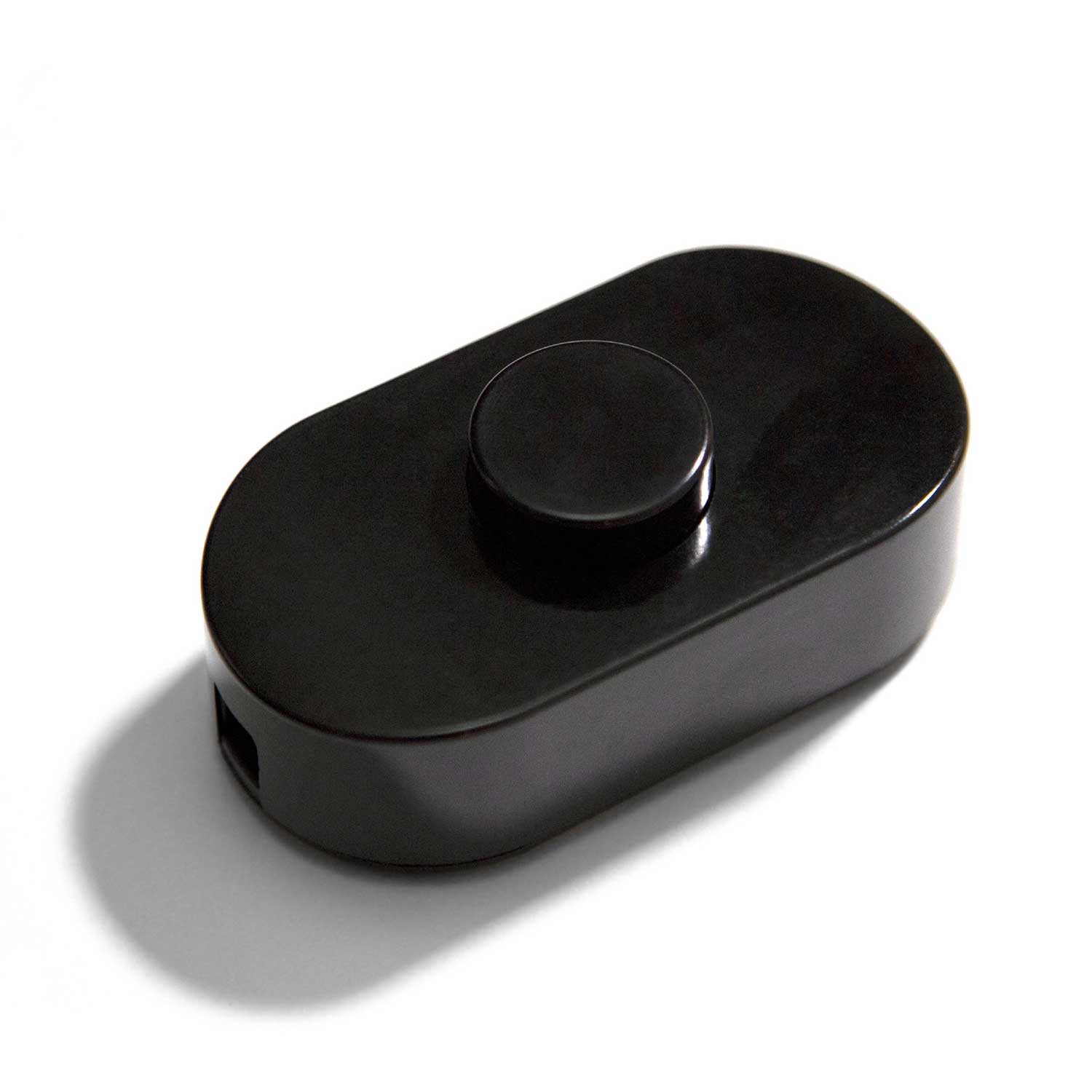 Einpoliger Fußschalter Schwarz mit Schraubklemmen – Design von Achille Castiglioni - Image 2
