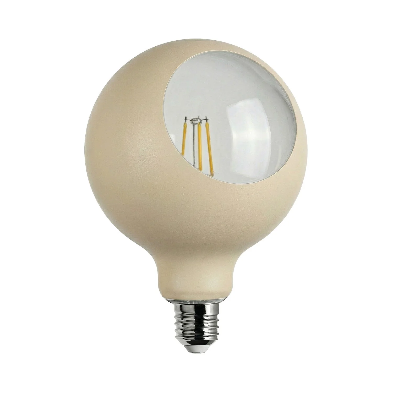 Glühbirne LED Camo G125 4,8W 806Lm E27 2700K dimmbar - Creme