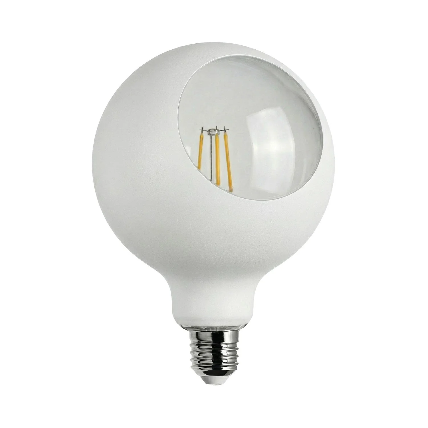 Glühbirne LED Camo G125 4,8W 806Lm E27 2700K dimmbar - Weiß