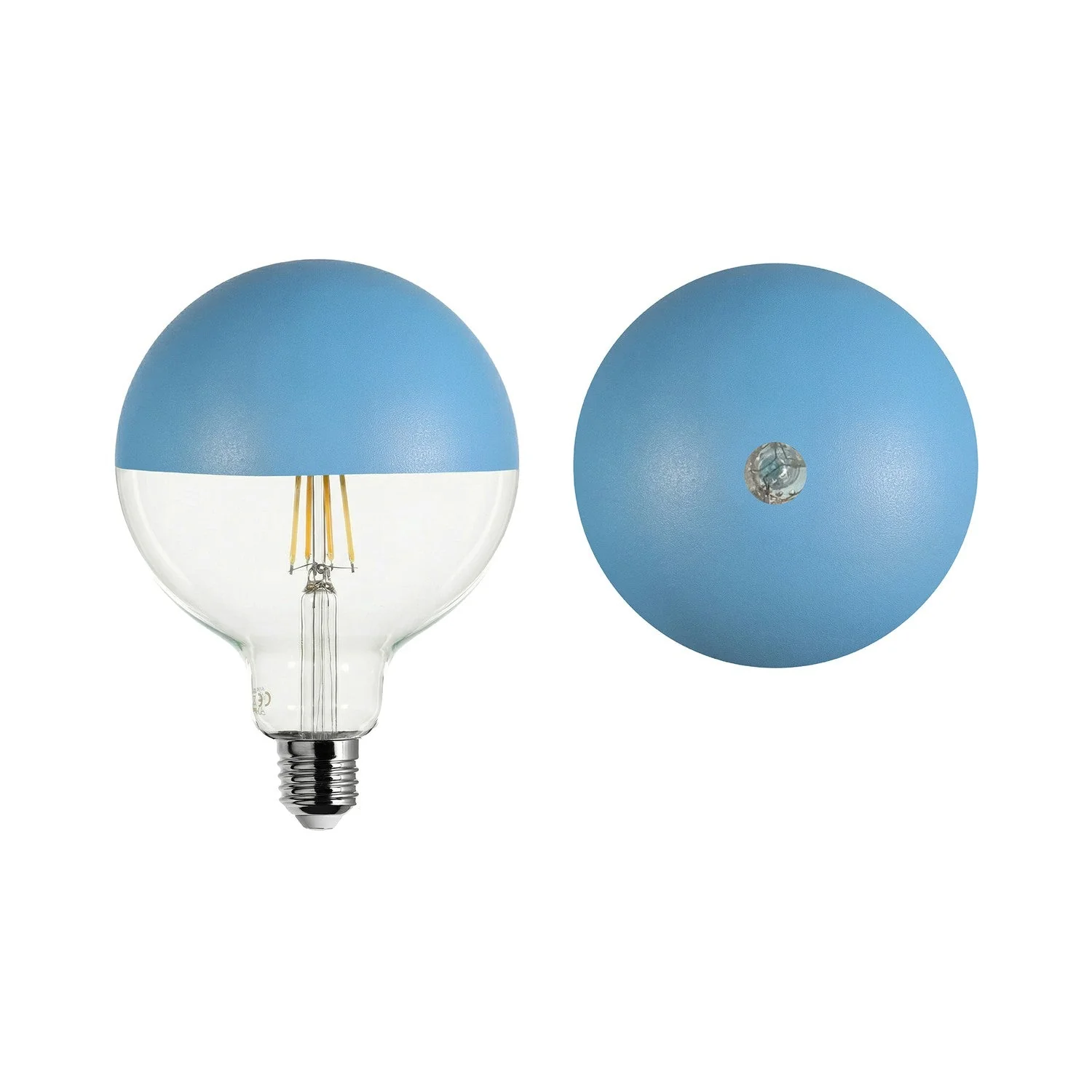 LED-Glühbirne Maria G125 4,8W 806Lm E27 2700K Dimmbar – Blau - Image 2
