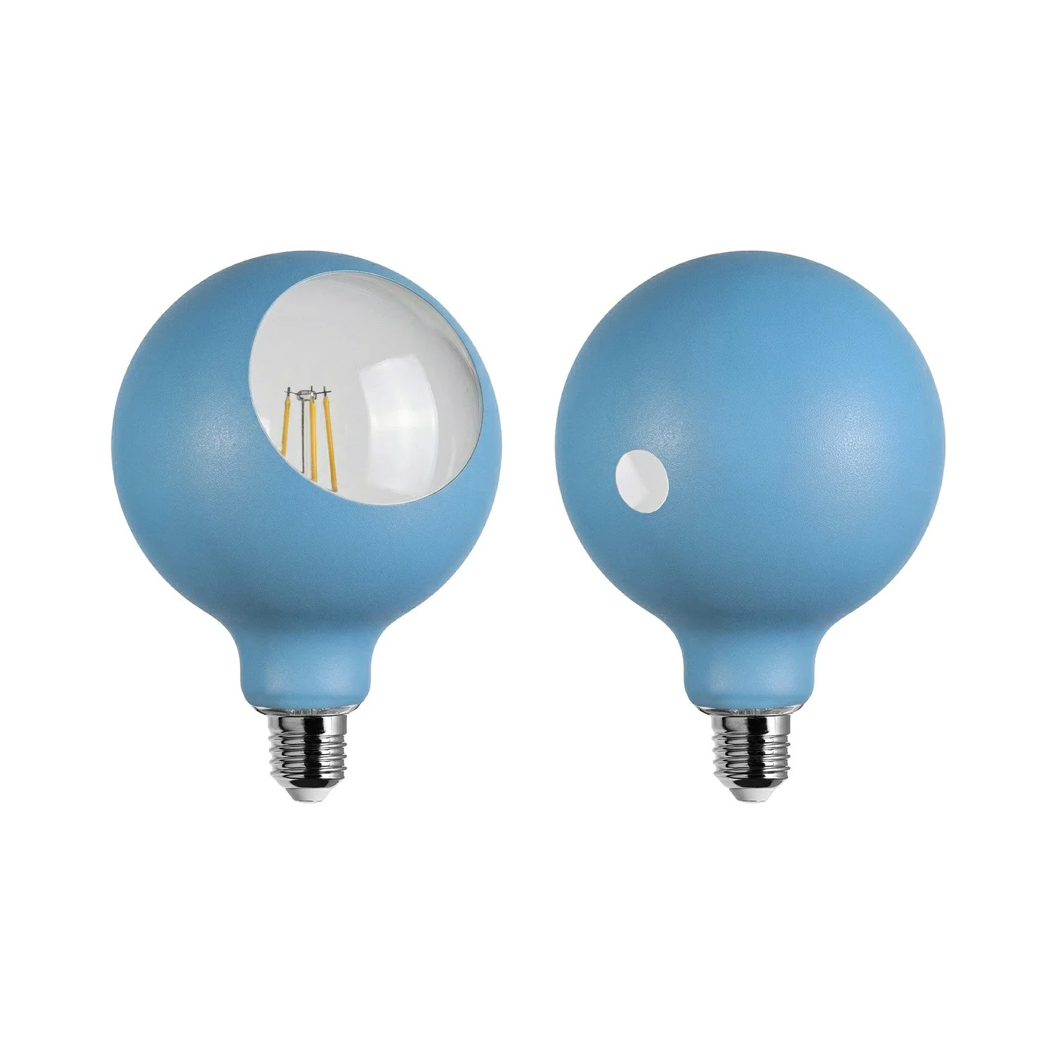 LED-Glühbirne Camo G125 4,8W 806Lm E27 2700K Dimmbar – Blau - Image 2
