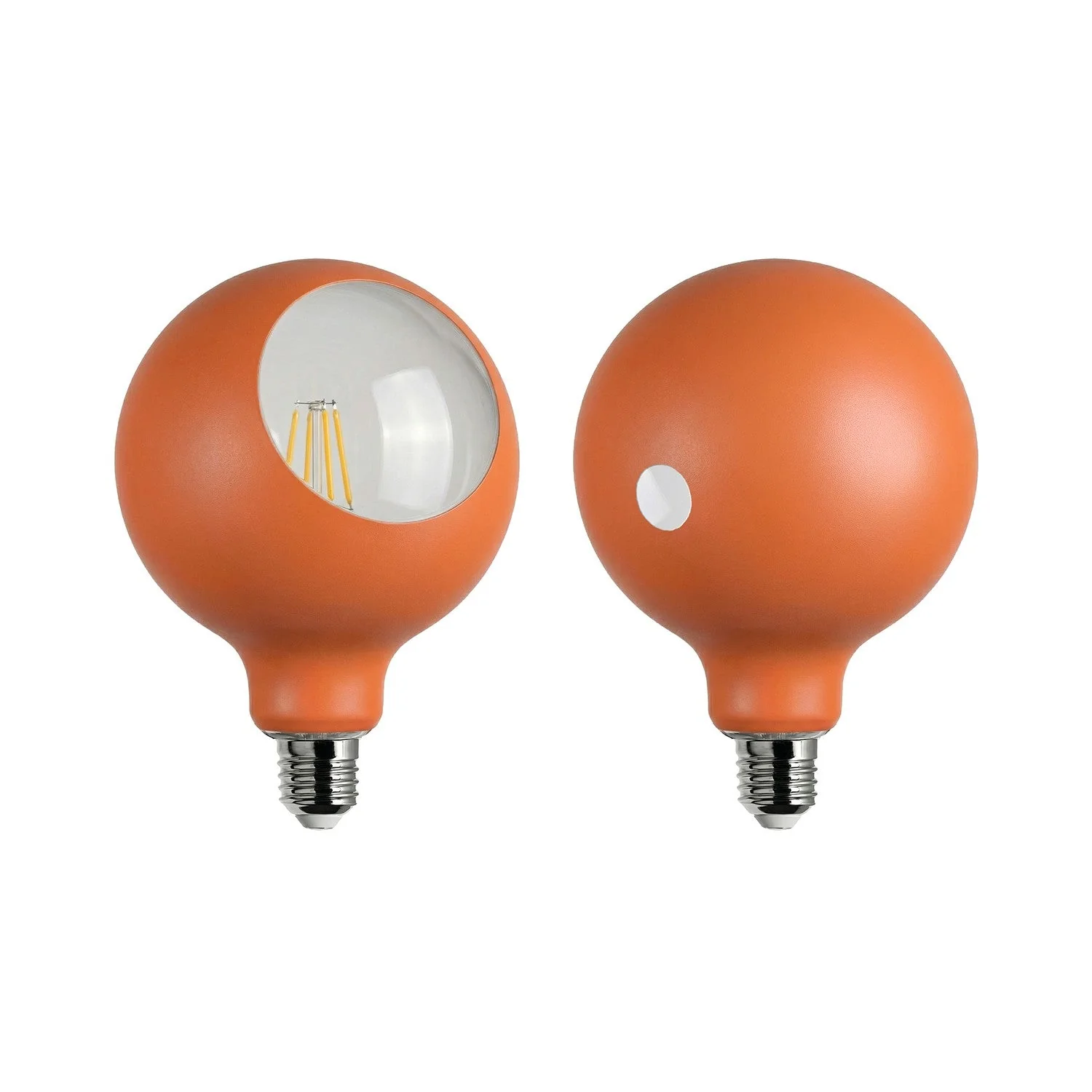 LED-Glühbirne Camo G125 4,8W 806Lm E27 2700K dimmbar – Orange - Image 2