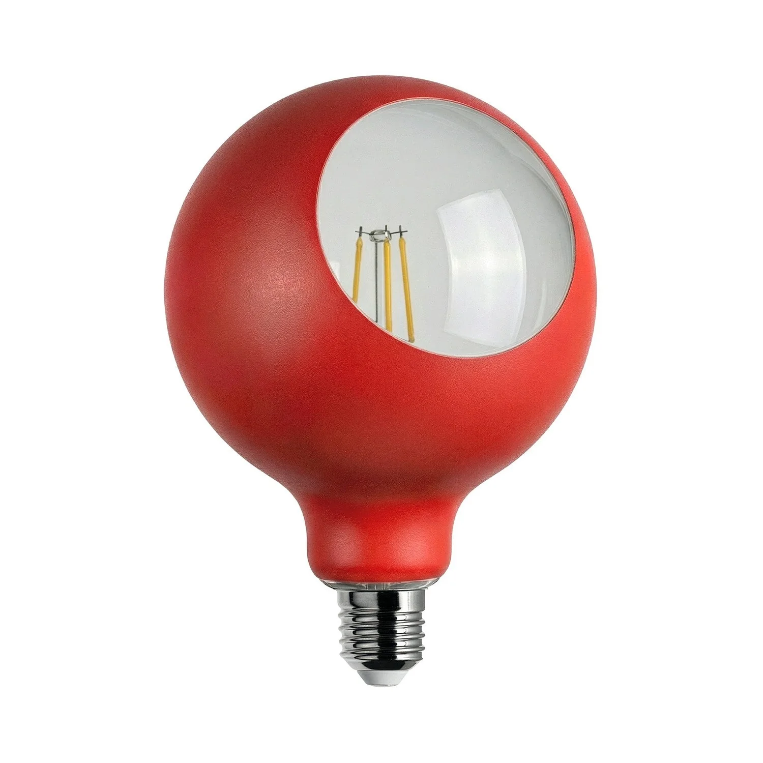 LED-Glühbirne Camo G125 4,8 W 806 lm E27 2700K Dimmbar - Rot