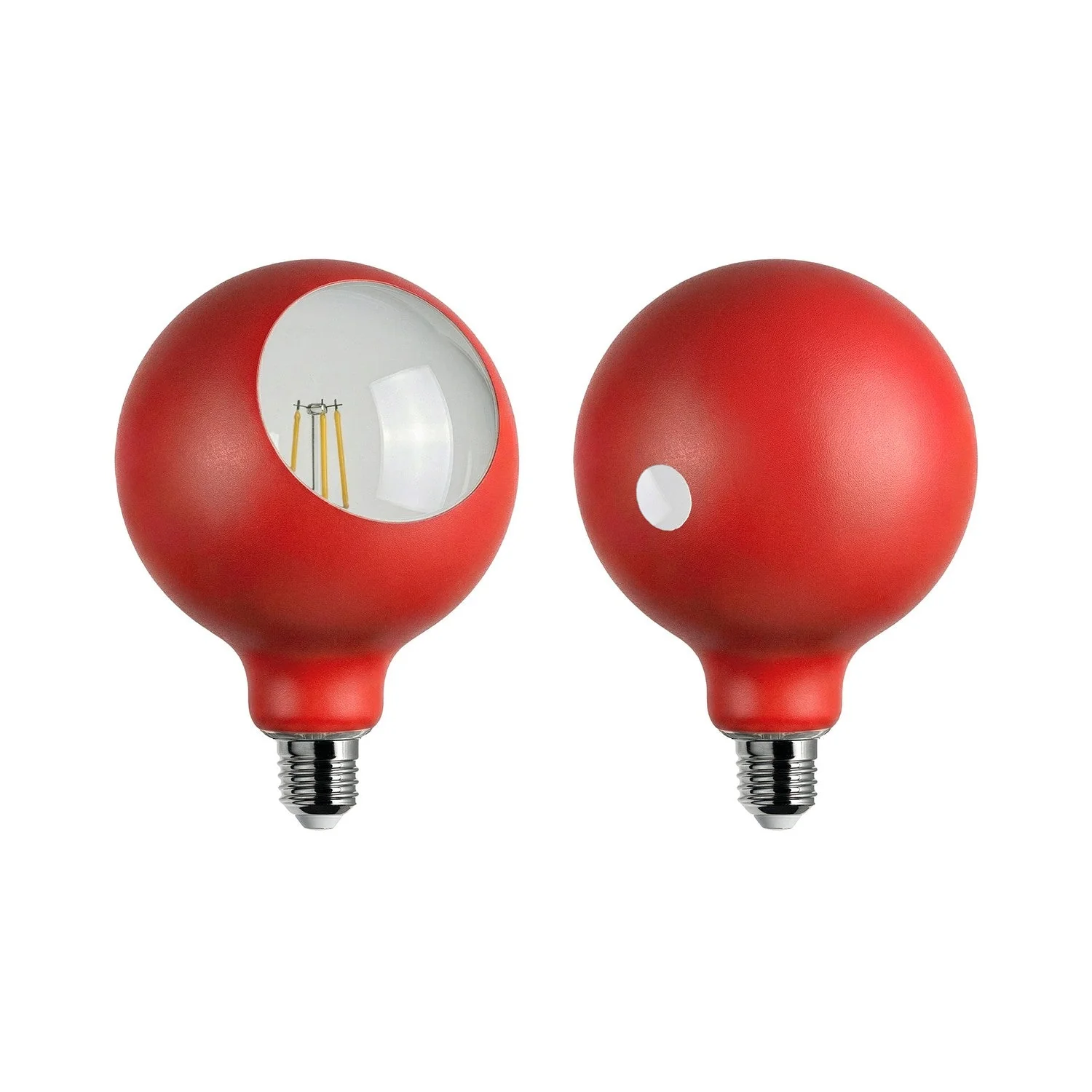 LED-Glühbirne Camo G125 4,8 W 806 lm E27 2700K Dimmbar - Rot - Image 2