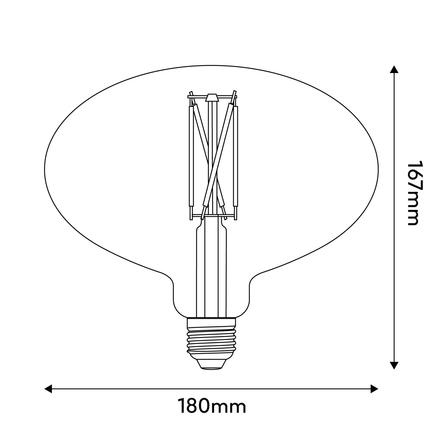 Glühbirne LED Ellittica Porzellan-Effekt CRI 95 E27 9W 1000Lm 2700K Dimmbar - P10 - Image 3