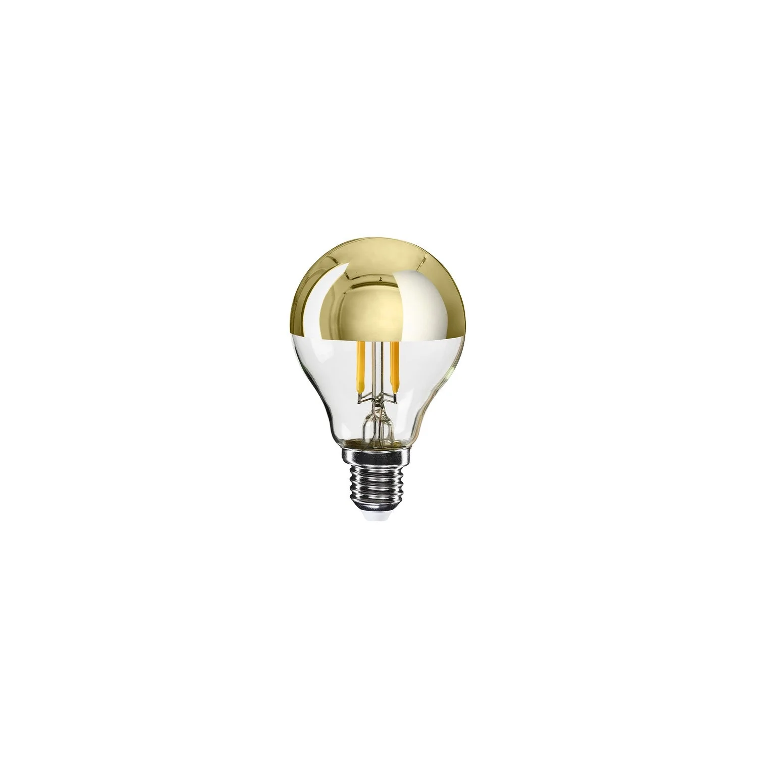 Glühbirne LED Halbkugel Gold Mini-Globe G45 4,8W 380Lm E14 2700K Dimmbar - A11