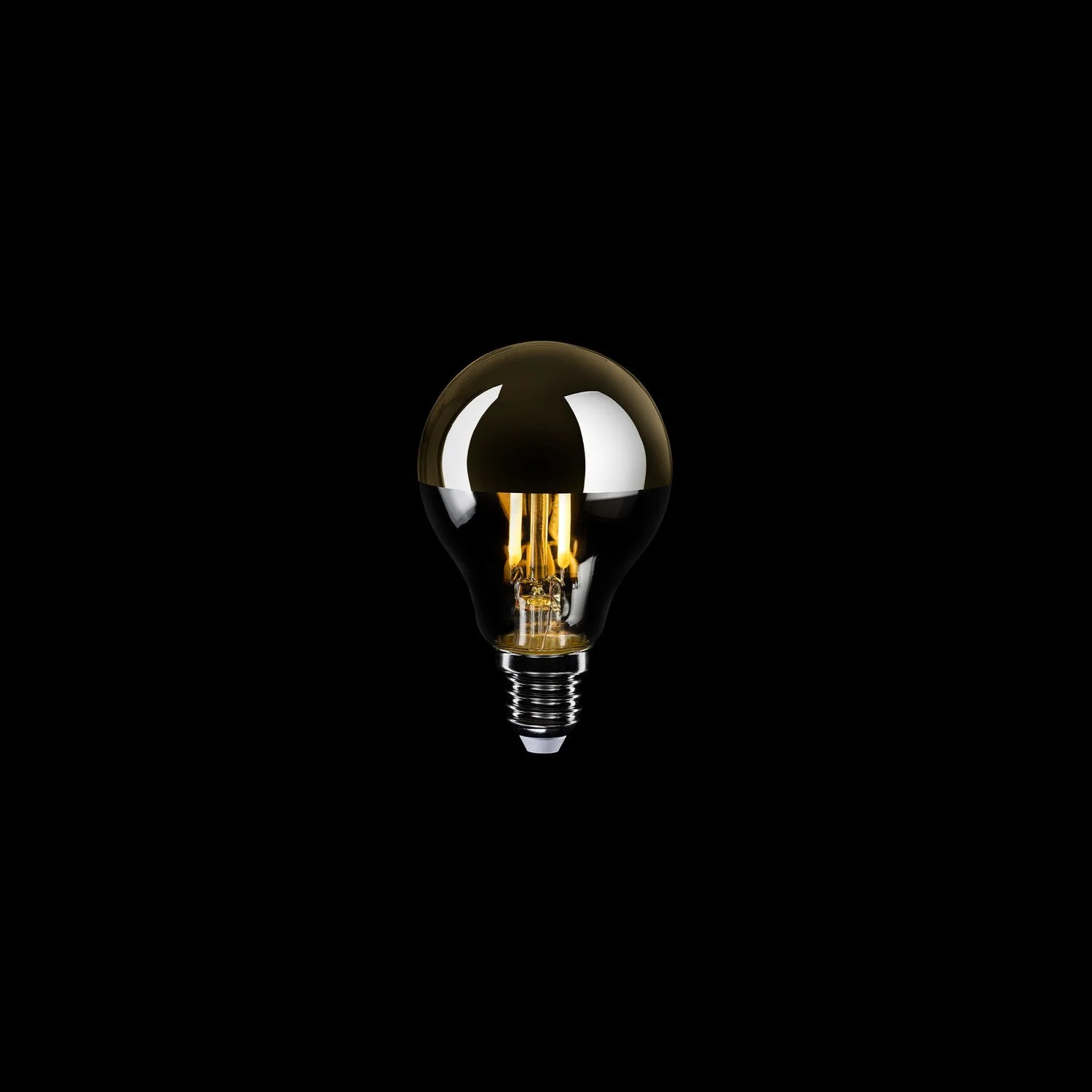 Glühbirne LED Halbkugel Gold Mini-Globe G45 4,8W 380Lm E14 2700K Dimmbar - A11 - Image 2