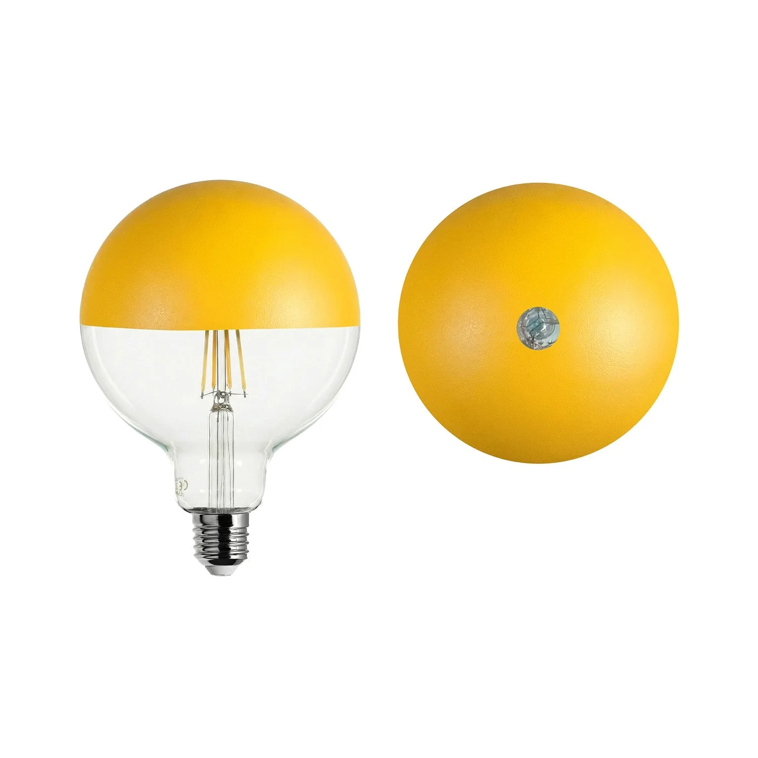 LED-Glühbirne Maria G125 4,8 W 806 lm E27 2700K Dimmbar - Gelb - Image 2