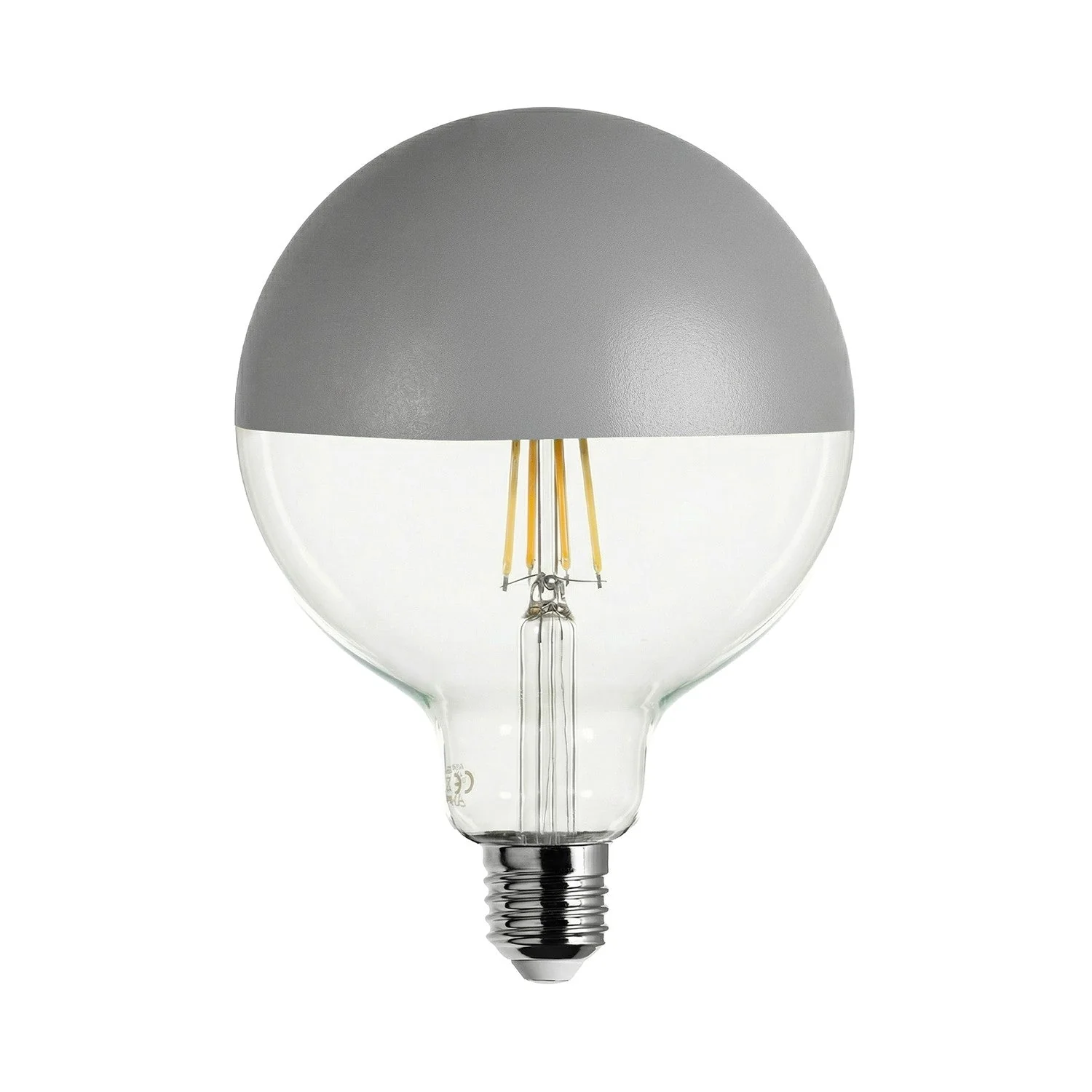 Glühbirne LED Maria G125 4,8W 806Lm E27 2700K dimmbar - Grau