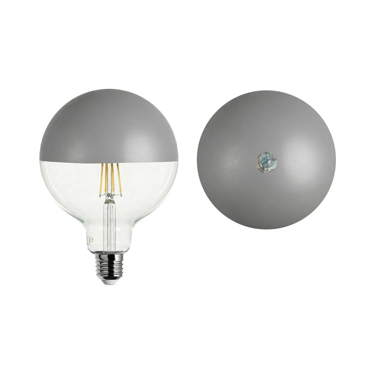 Glühbirne LED Maria G125 4,8W 806Lm E27 2700K dimmbar - Grau - Image 2