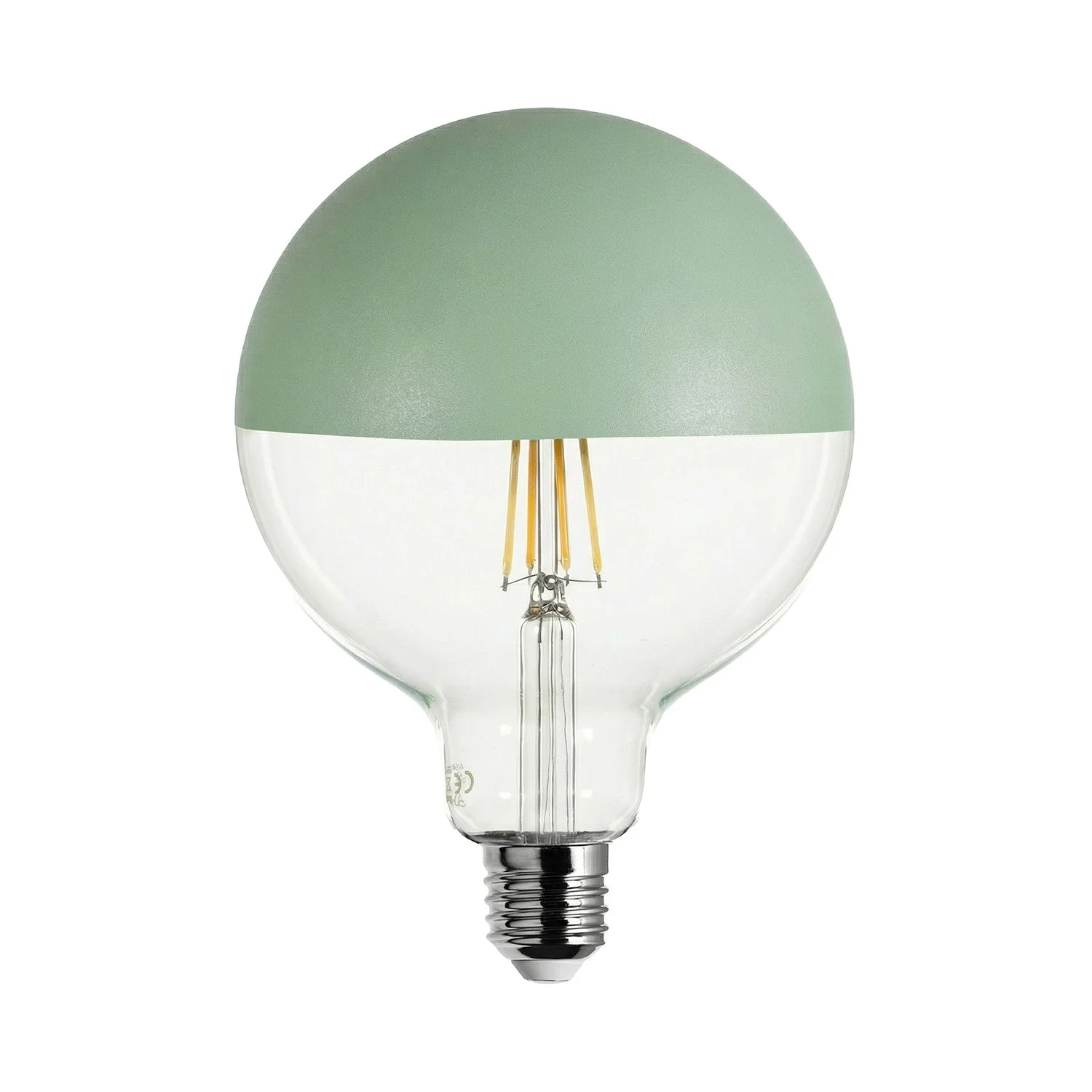 LED-Glühbirne Maria G125 4,8 W 806 lm E27 2700K Dimmbar - Grün