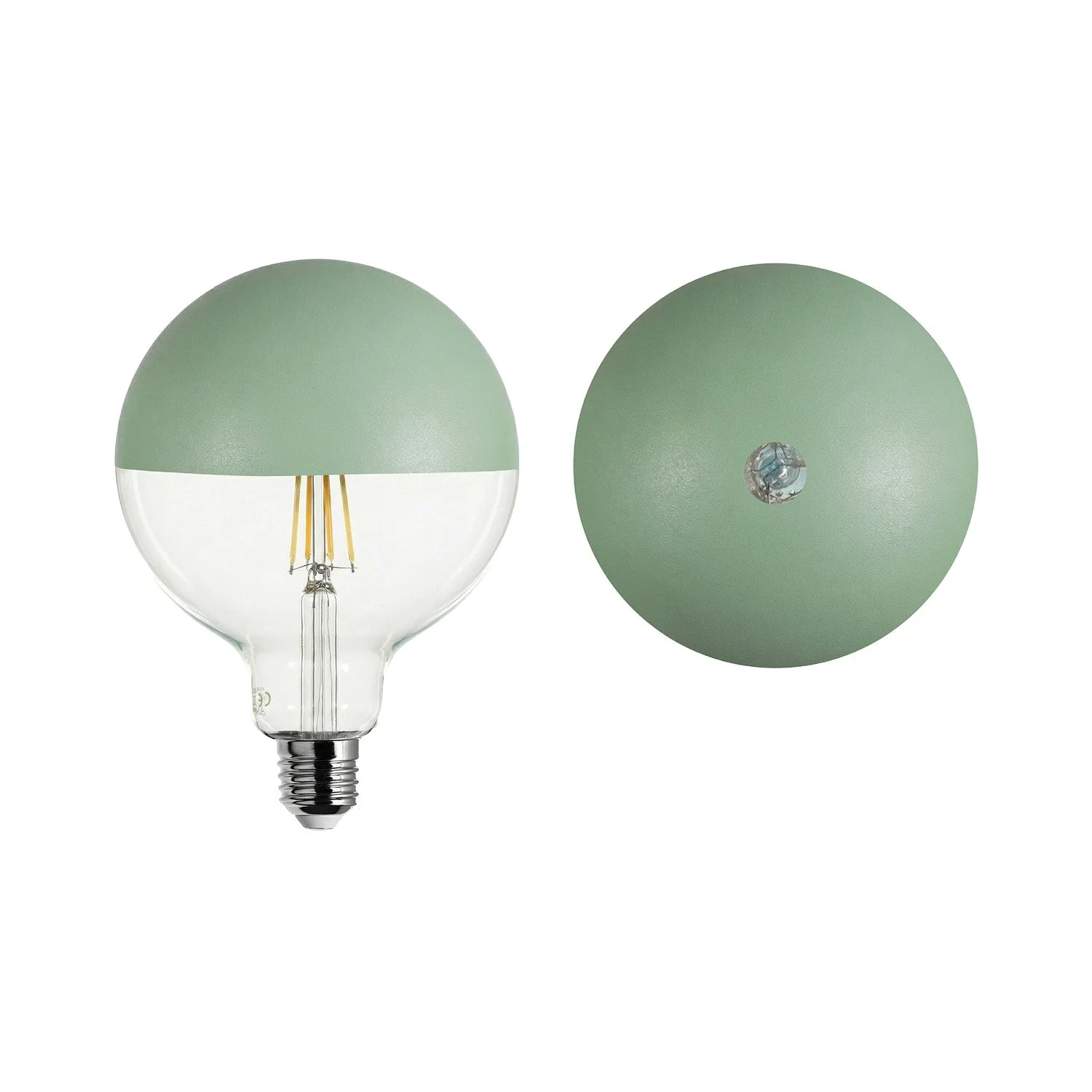 LED-Glühbirne Maria G125 4,8 W 806 lm E27 2700K Dimmbar - Grün - Image 2