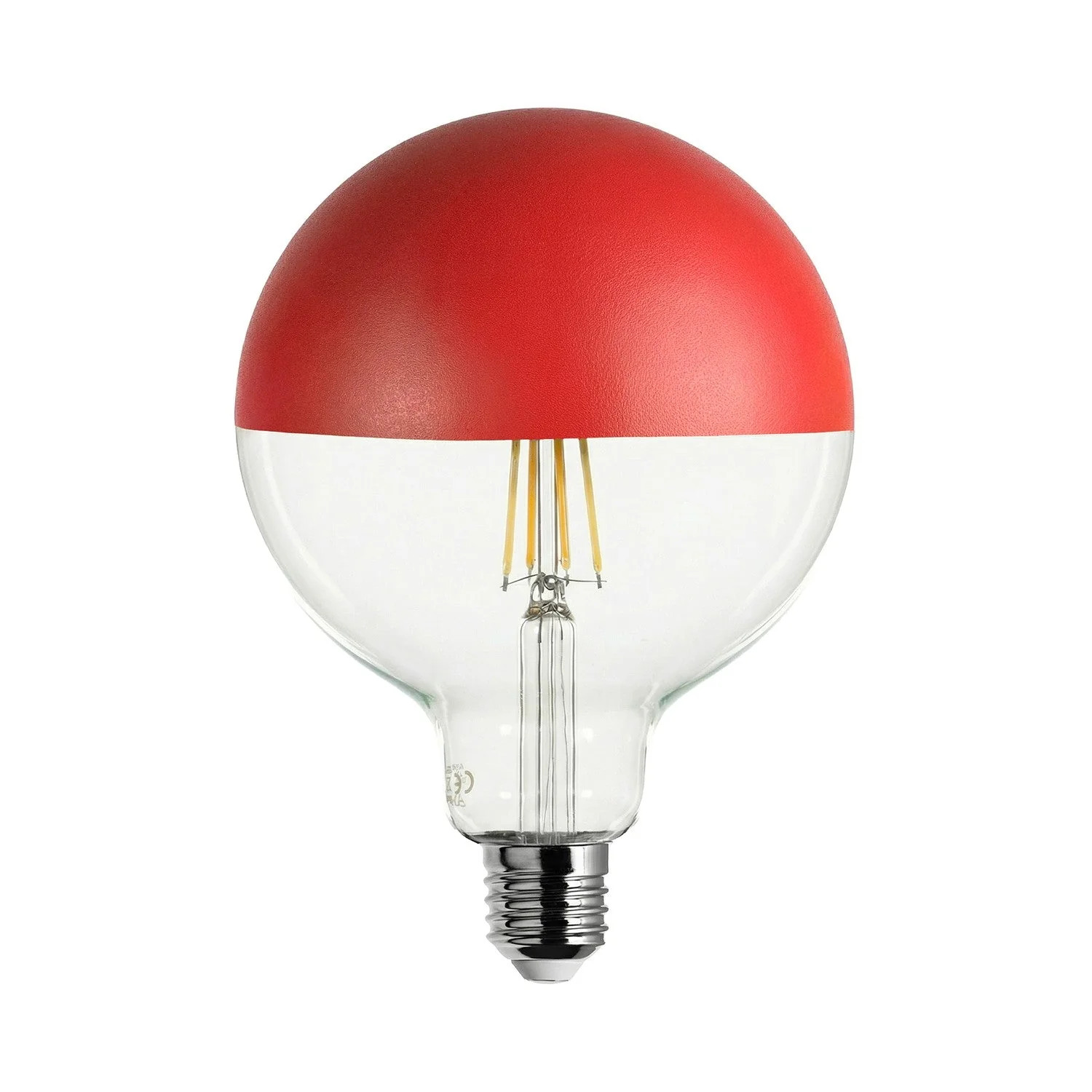 Glühbirne LED Maria G125 4,8W 806 lm E27 2700K dimmbar - Rot