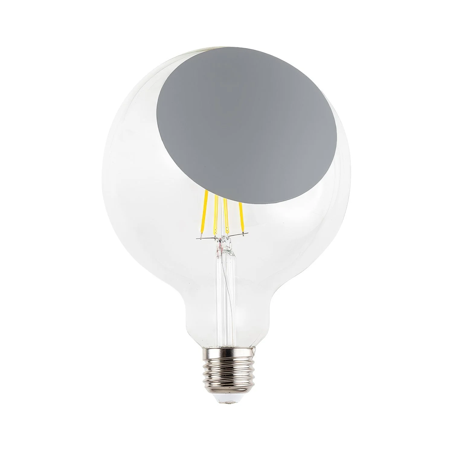 Glühbirne LED Sofia G125 4,8W 806Lm E27 2700K dimmbar - Grau