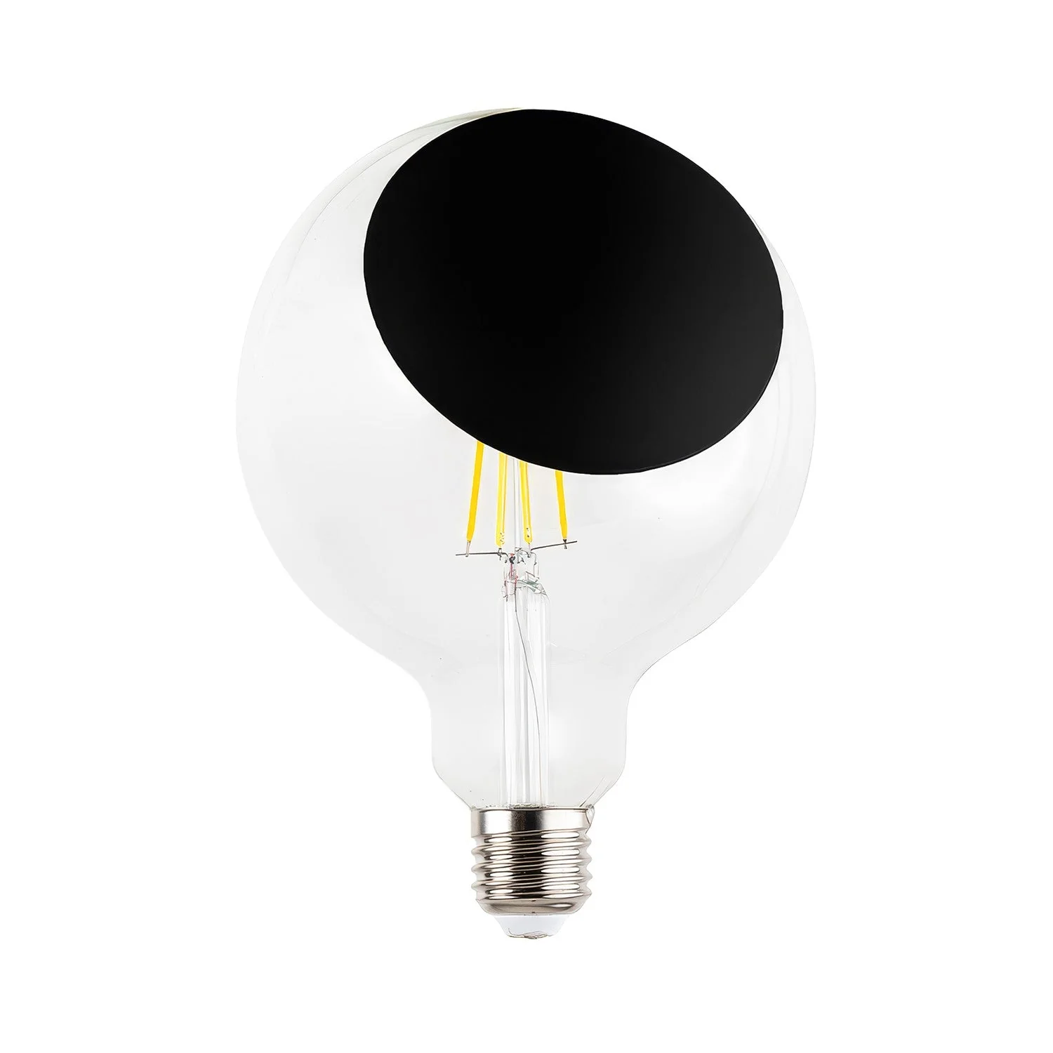 LED-Glühbirne Sofia G125 4,8W 806Lm E27 2700K dimmbar – Schwarz