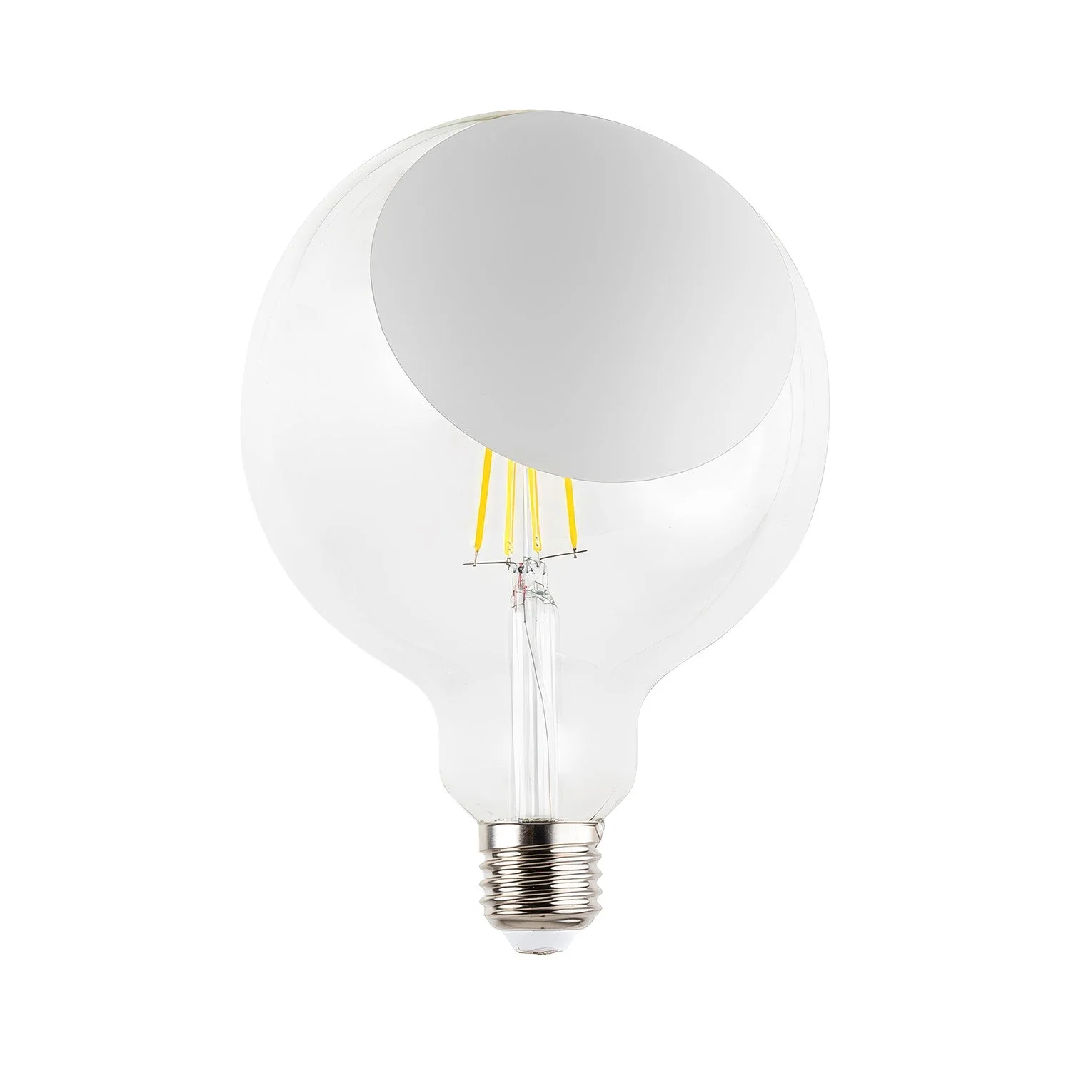Glühbirne LED Sofia G125 4,8W 806Lm E27 2700K dimmbar - Weiß