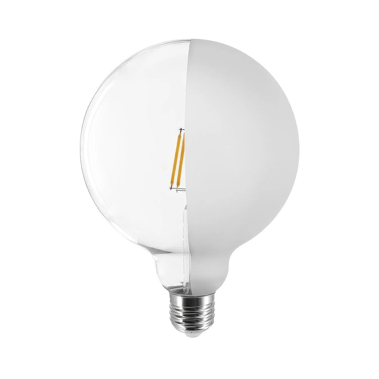 Glühbirne LED Tattoo Half G125 4,5W 470Lm E27 2700K dimmbar