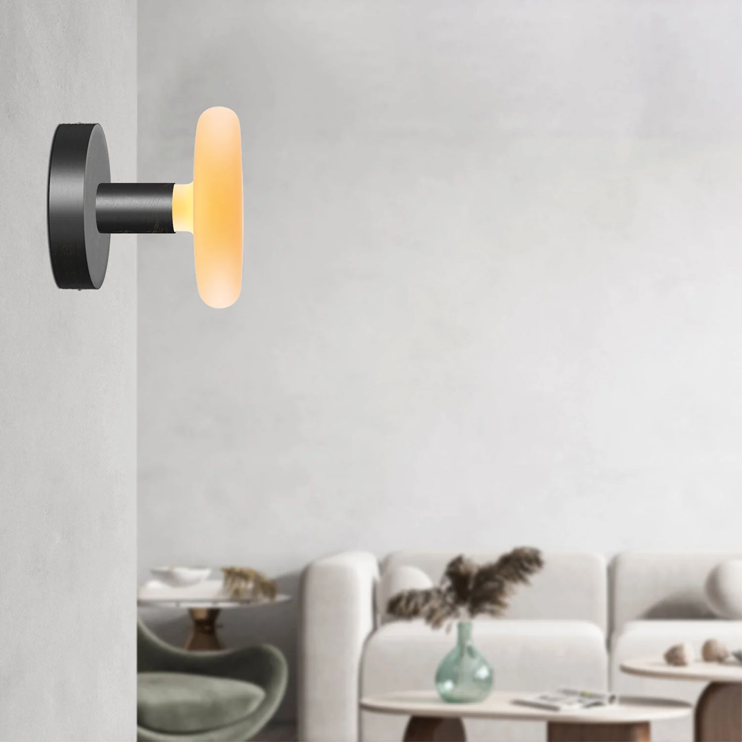 Fermaluce-Lampe aus Holz mit Glühbirne Dash – Schwarz - Image 2