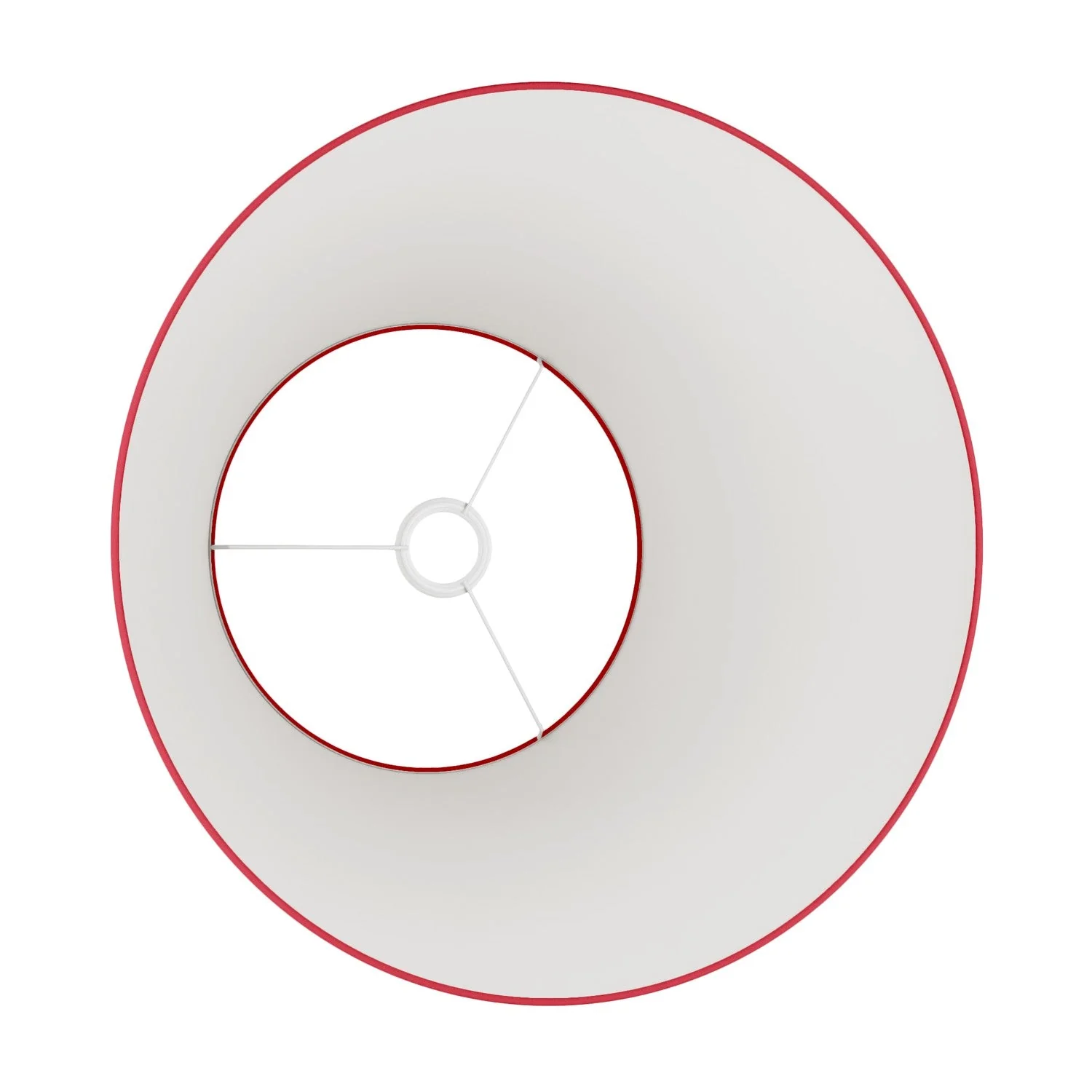 Impero L Zylinderschirm für Pendelleuchten mit E27-Fassung – Made in Italy – Roter Stoff - Image 3