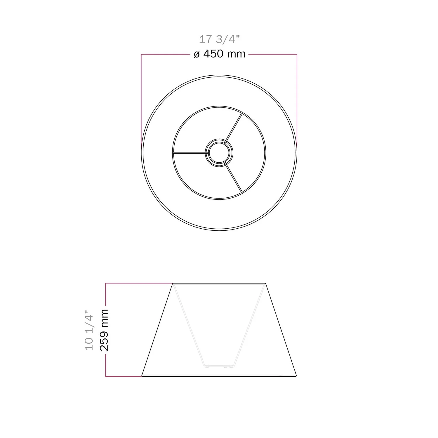 Lampenschirm Impero L für Tischleuchte oder Wandleuchte mit E27-Fassung – Made in Italy – Camelot Braun - Image 6