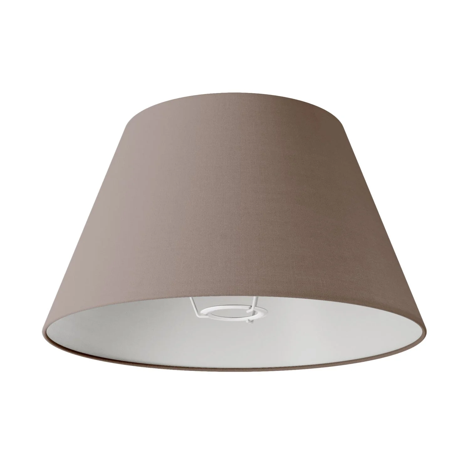 Impero M Lampenschirm aus Stoff für Stehleuchte mit E27-Fassung – Made in Italy – Arenal Asche