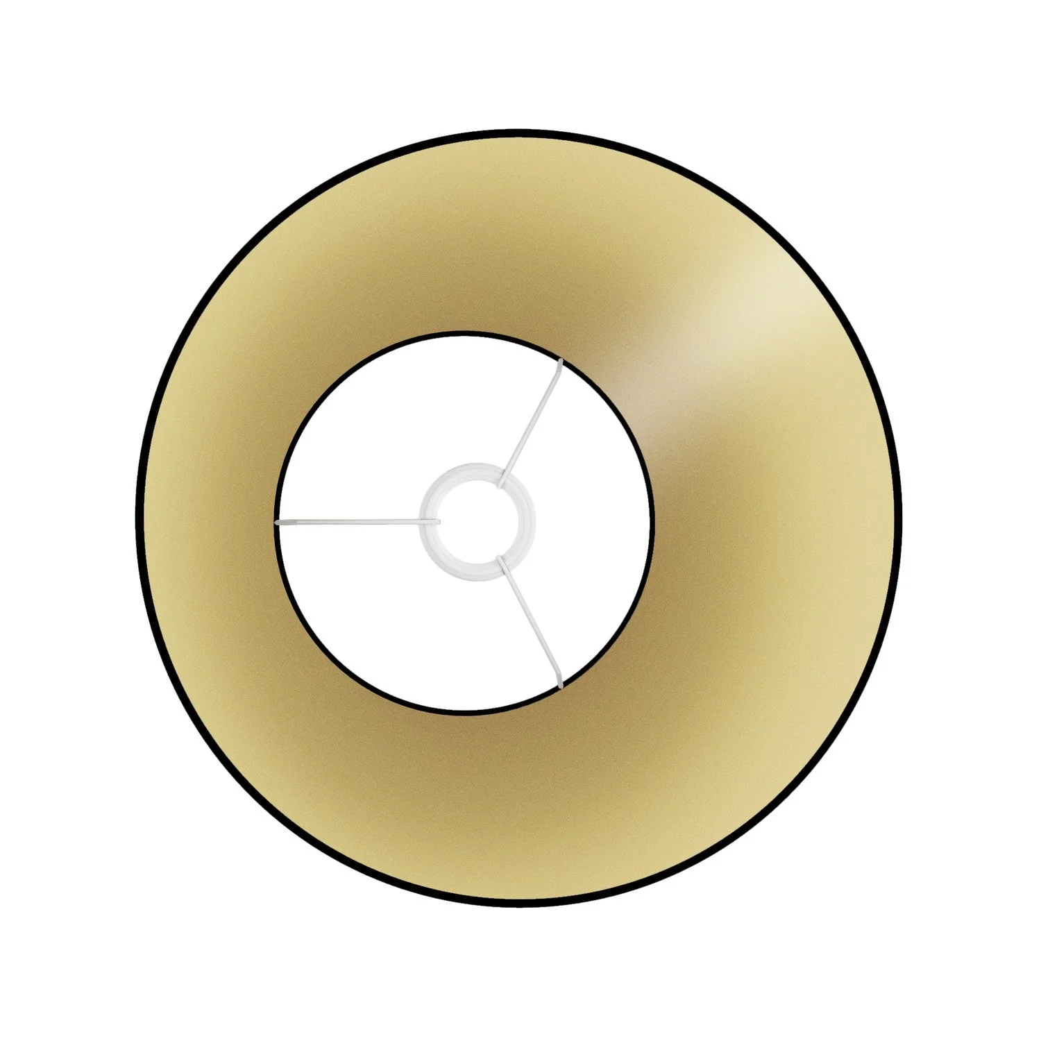 Impero M Lampenschirm für Pendelleuchte mit E27-Fassung - Hergestellt in Italien - Schwarz/Gold - Image 3