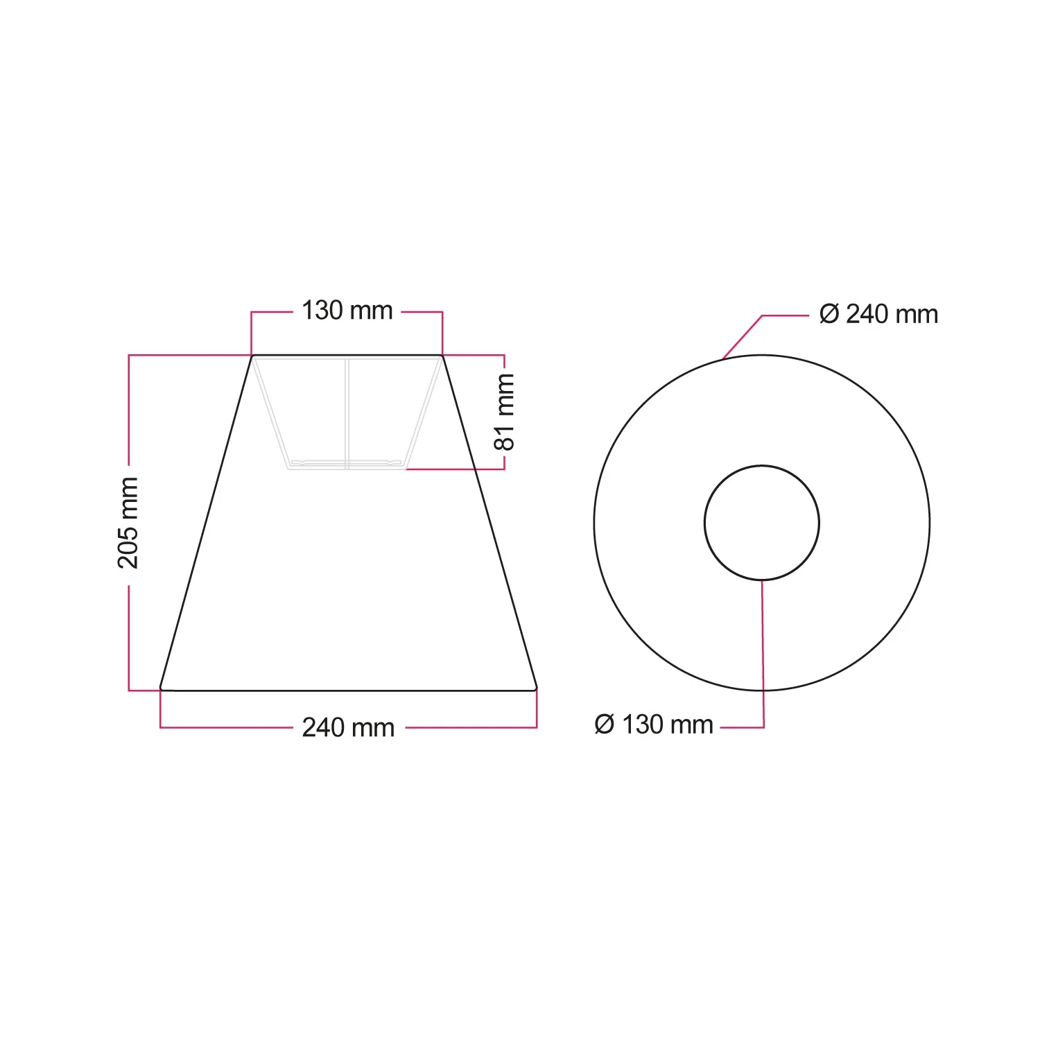 Lampenschirm Impero für den Außenbereich, PVC Bernice Taupe mit E27-Fassung – Made in Italy - Image 6