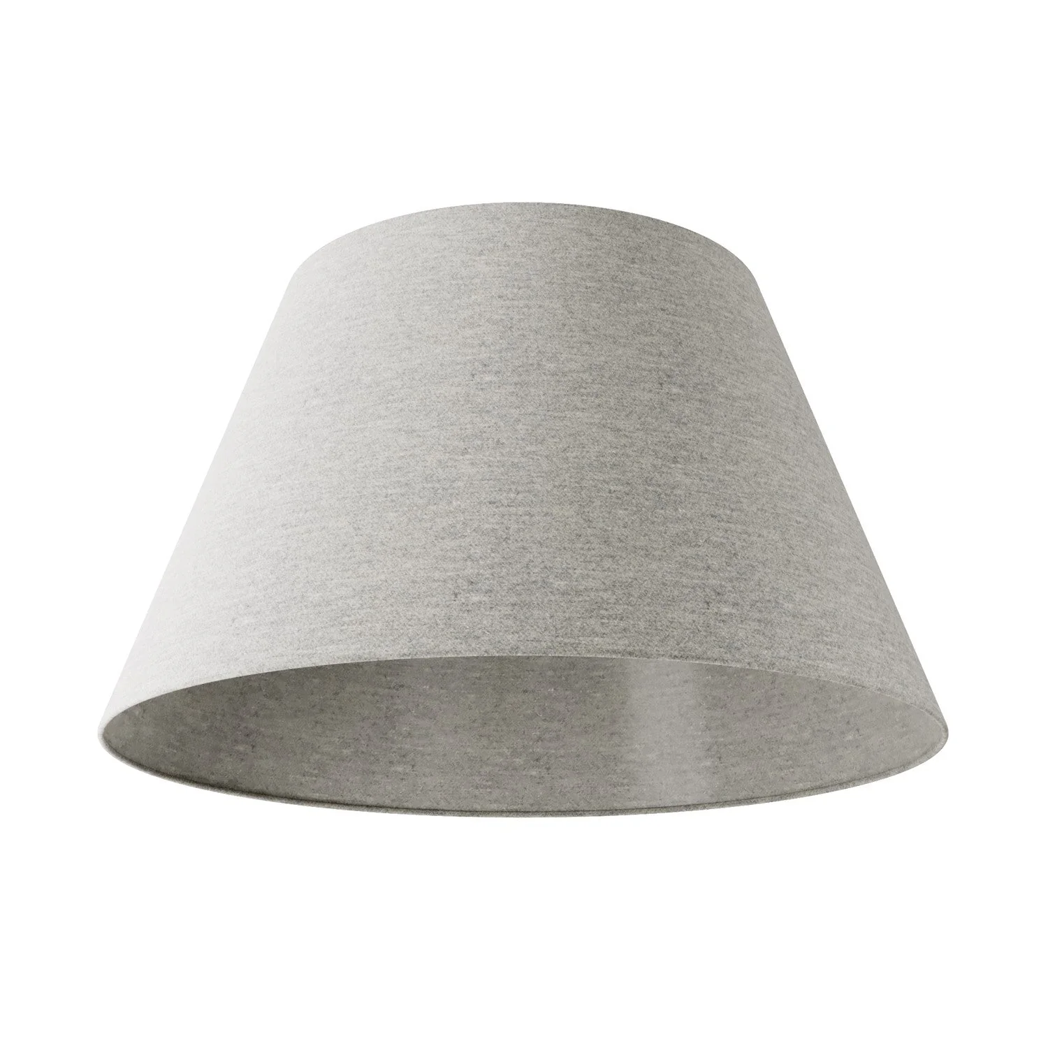 Impero L Schirm für Pendelleuchte mit E27-Fassung – Made in Italy – Hellgraue Wolle