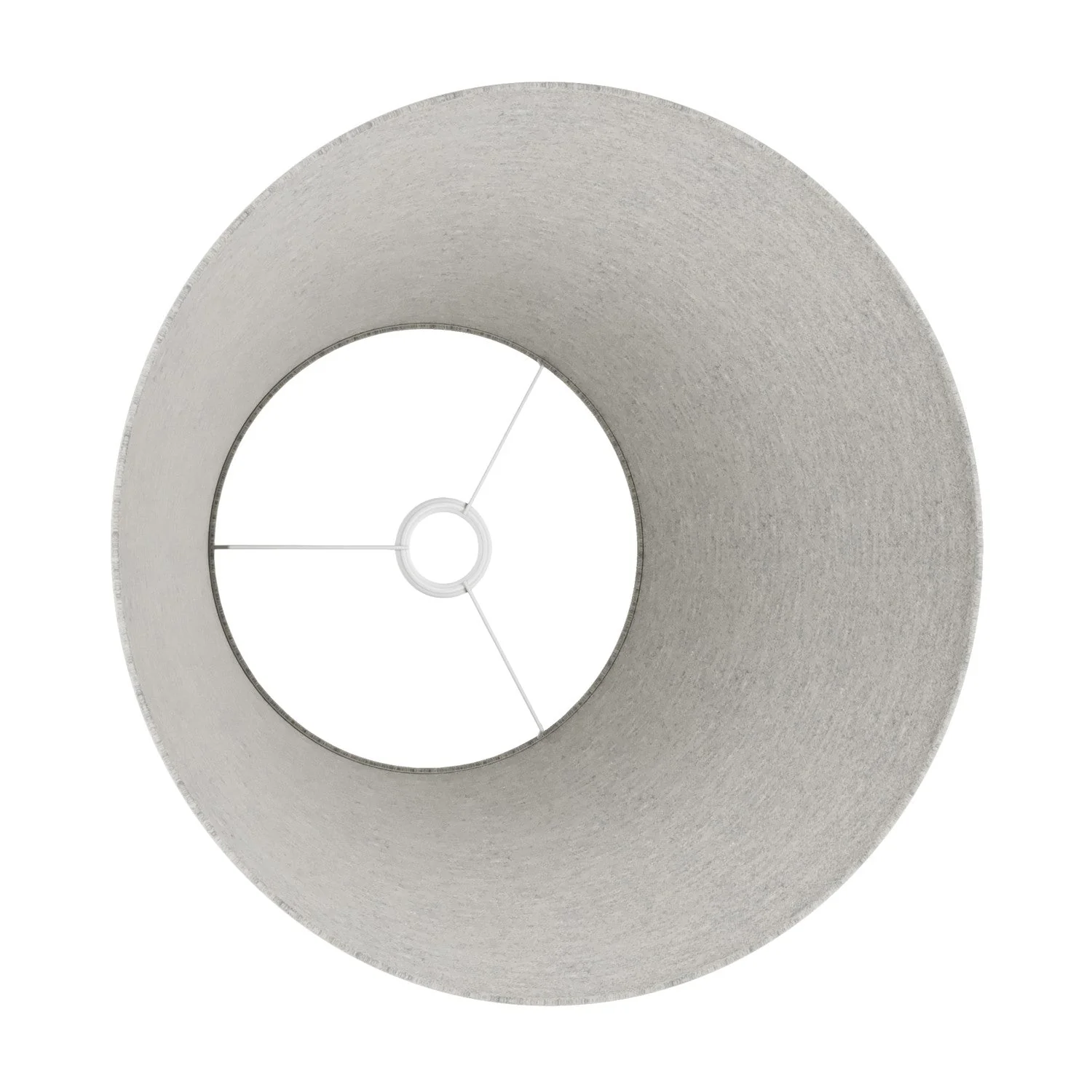 Impero L Schirm für Pendelleuchte mit E27-Fassung – Made in Italy – Hellgraue Wolle - Image 3