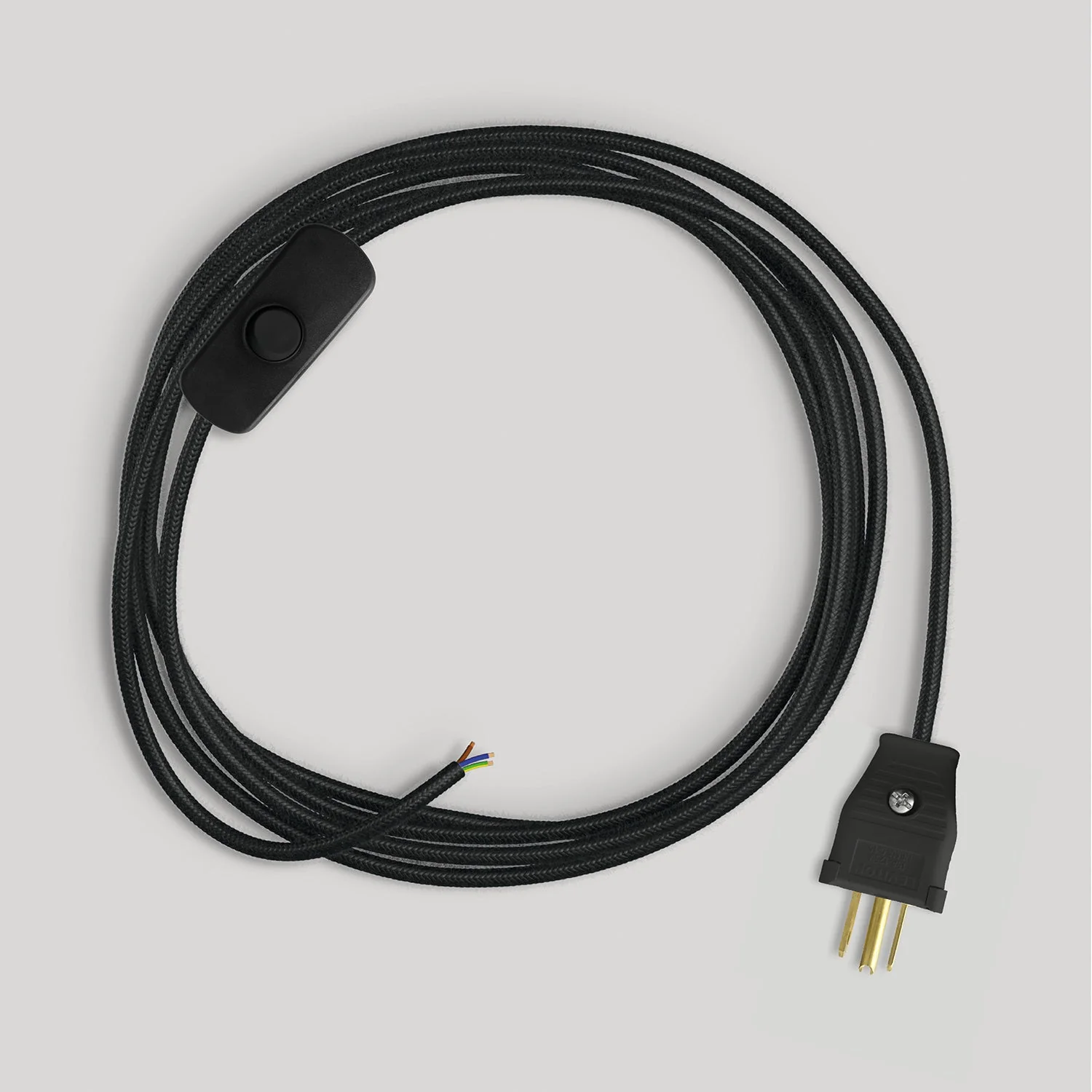 Lampenkabelsatz für Leuchte mit schwarzem Kabel 1,8 m - Image 4
