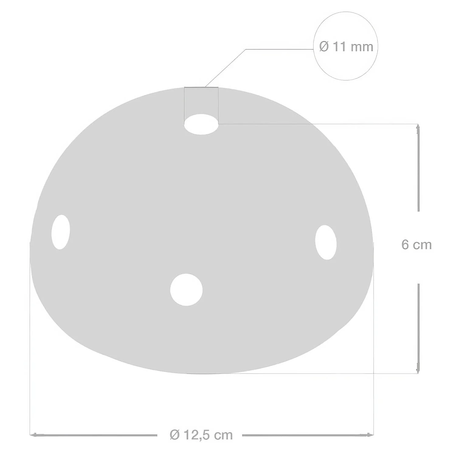 Keramikbaldachin-Kit mit 6 Löchern – Orange - Image 5