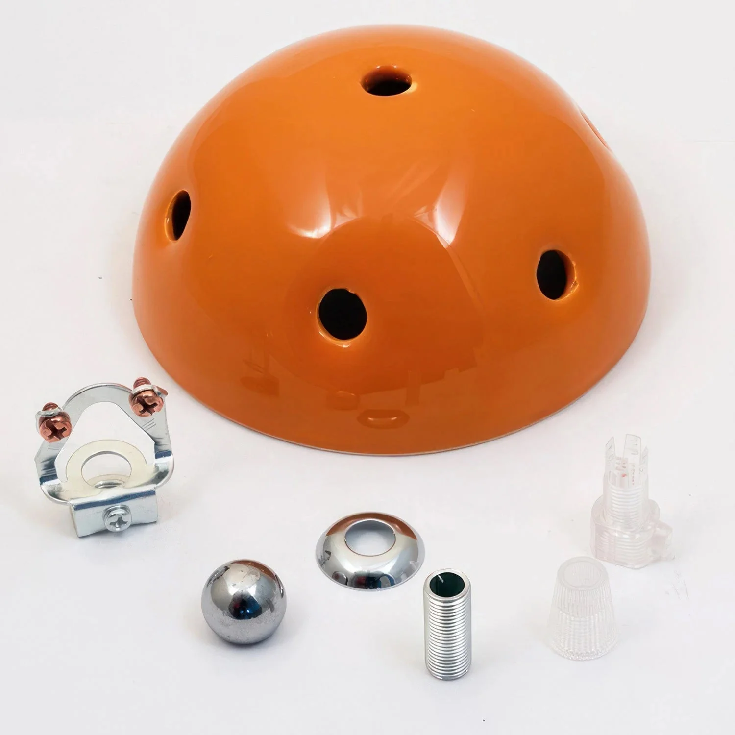 Rosetten-Kit aus Keramik mit 6 Löchern – Mandarine - Image 3