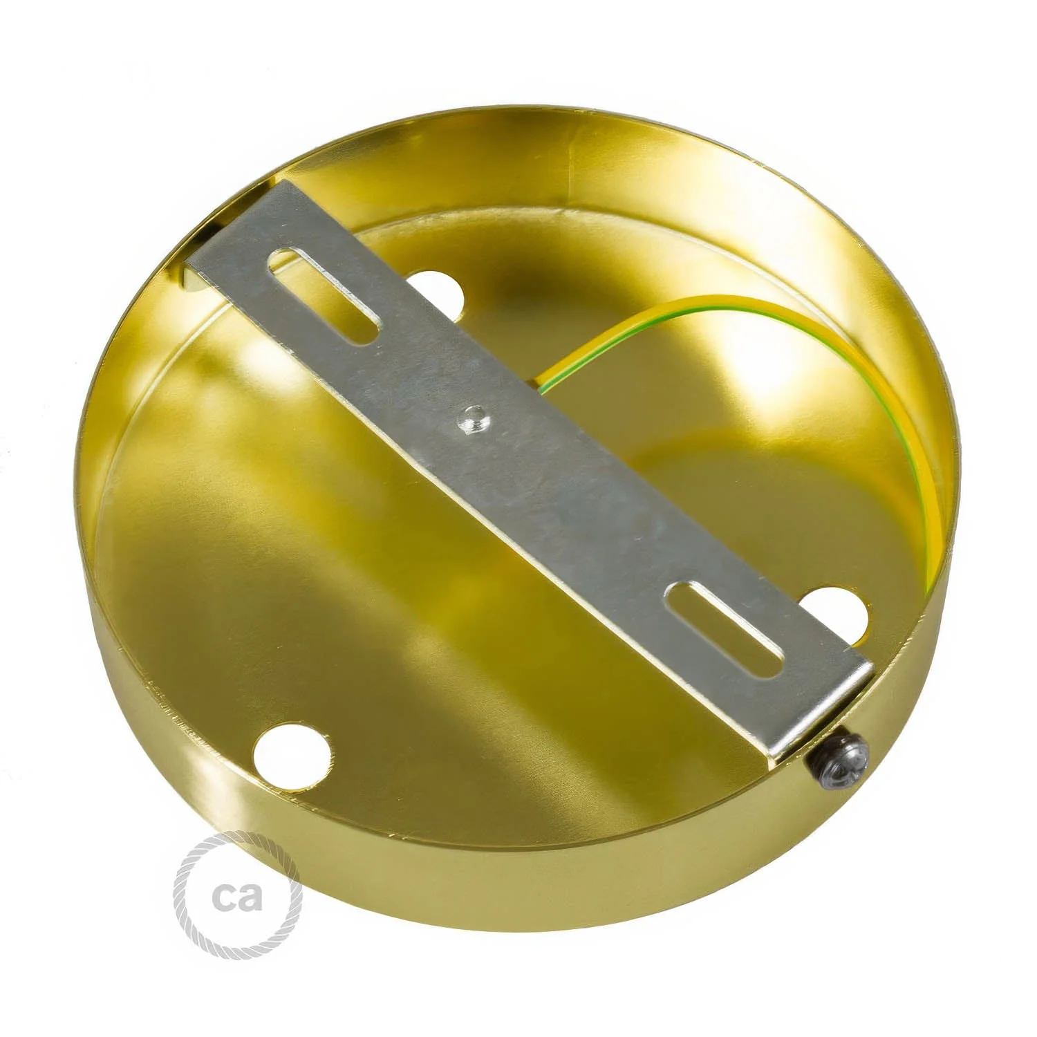 Zylindrisches Baldachin-Kit aus Metall mit 3 Löchern – Gebürstetes Bronze - Image 4