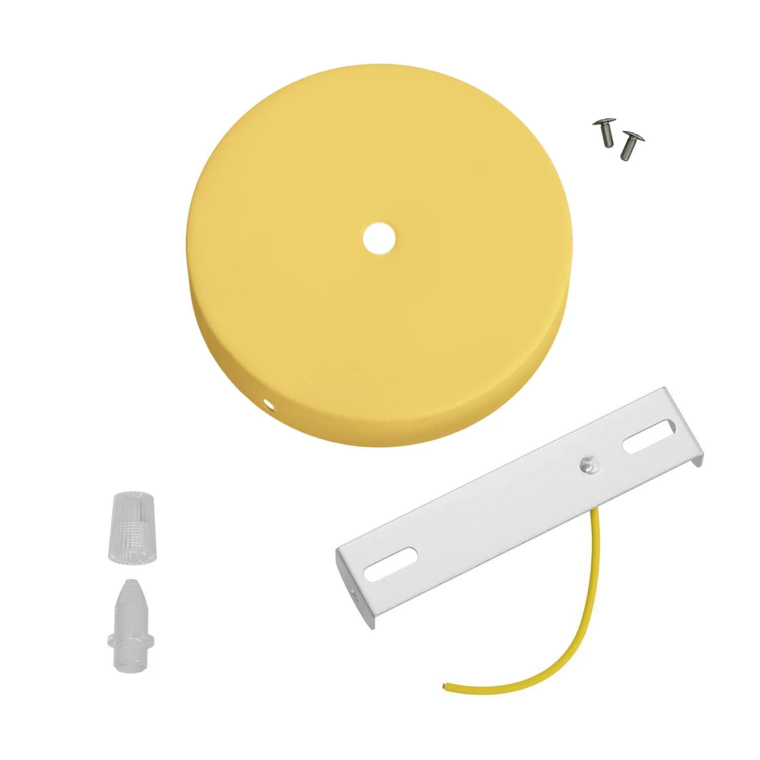 Zylindrisches Metall-Baldachin-Kit – Senf - Image 3