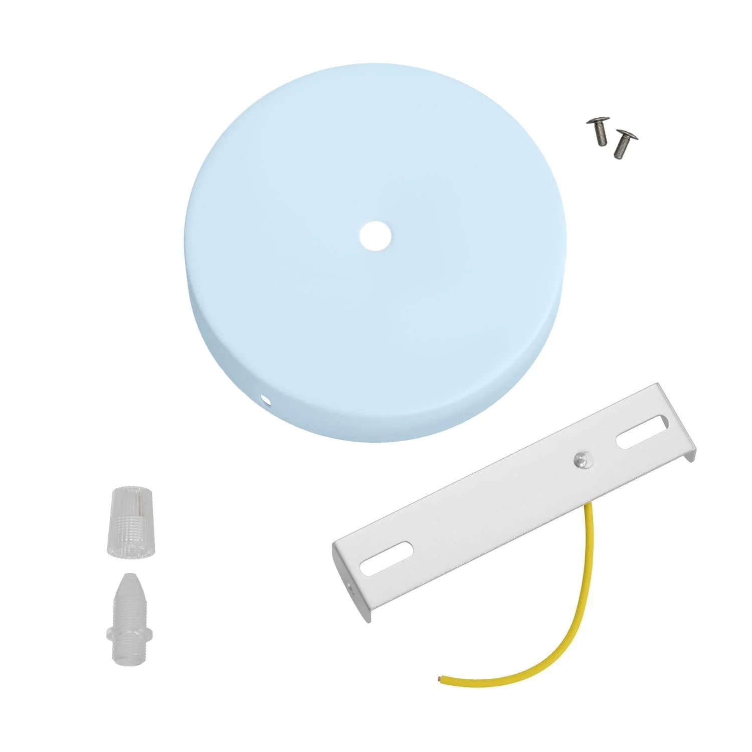 Zylindrischer Baldachin-Kit aus Metall – Zuckerpapierblau - Image 3