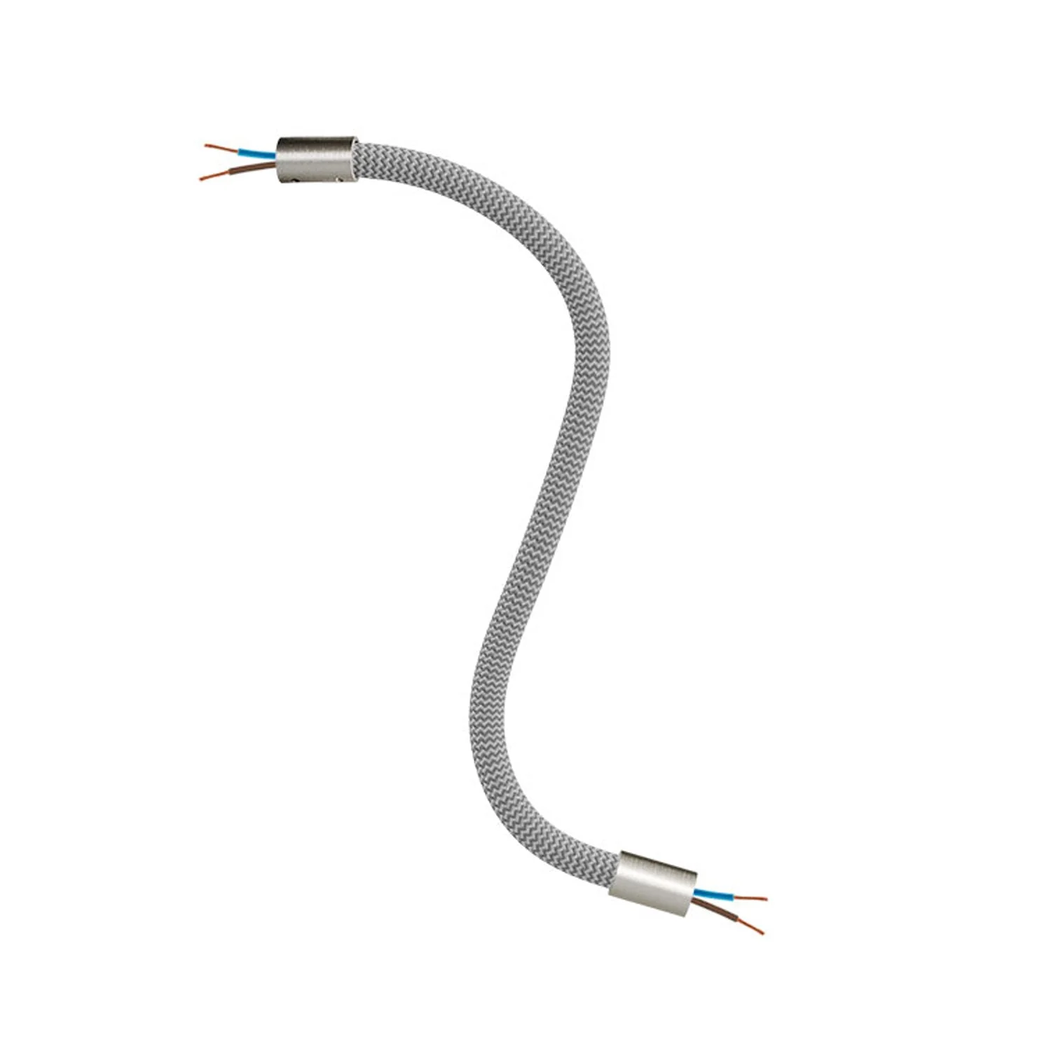 Kit Creative Flex flexibler Verlängerungsschlauch mit Stoffummantelung RM75 Titanio mit Metallendstücken - Image 19
