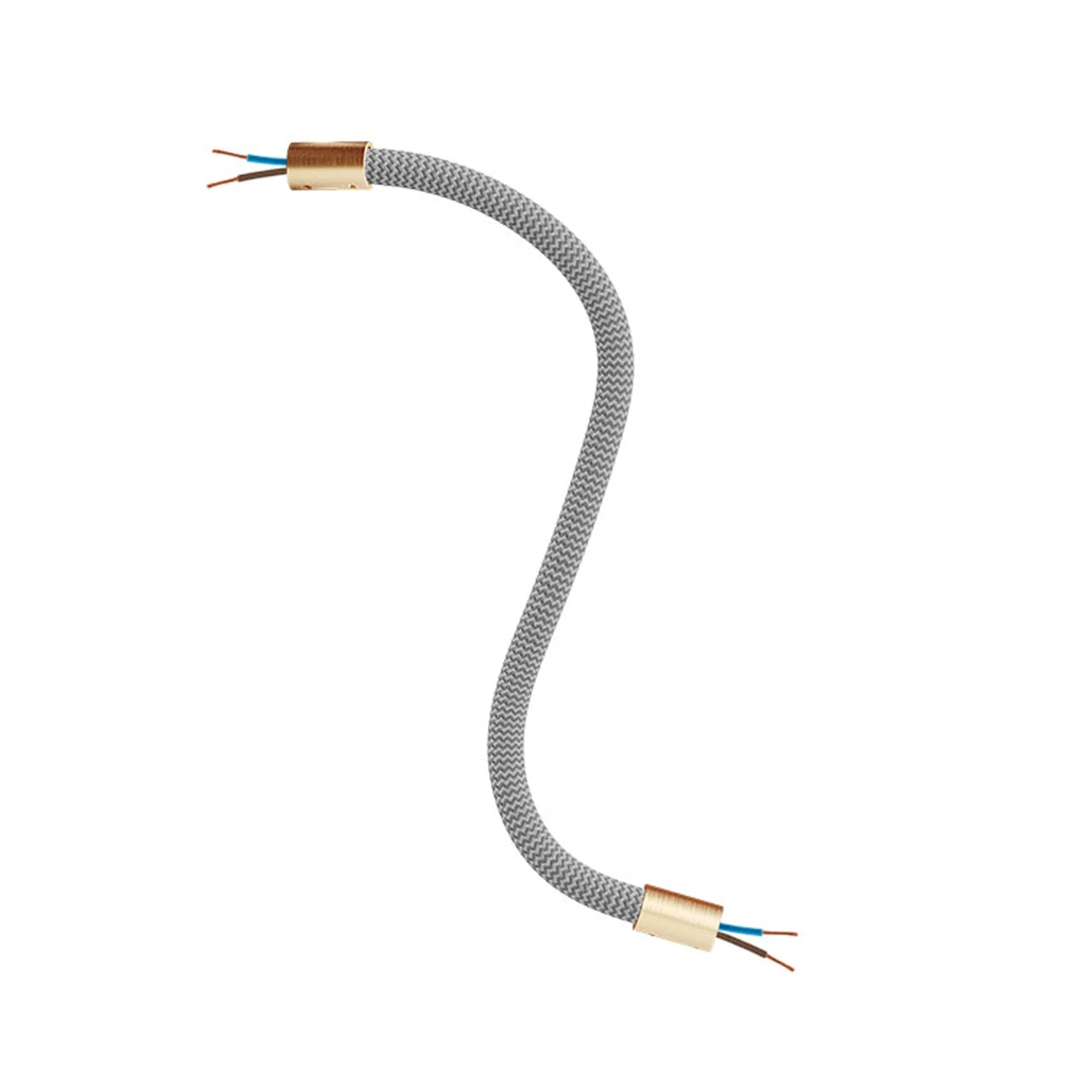 Kit Creative Flex flexibler Verlängerungsschlauch mit Stoffummantelung RM75 Titanio mit Metallendstücken - Image 33