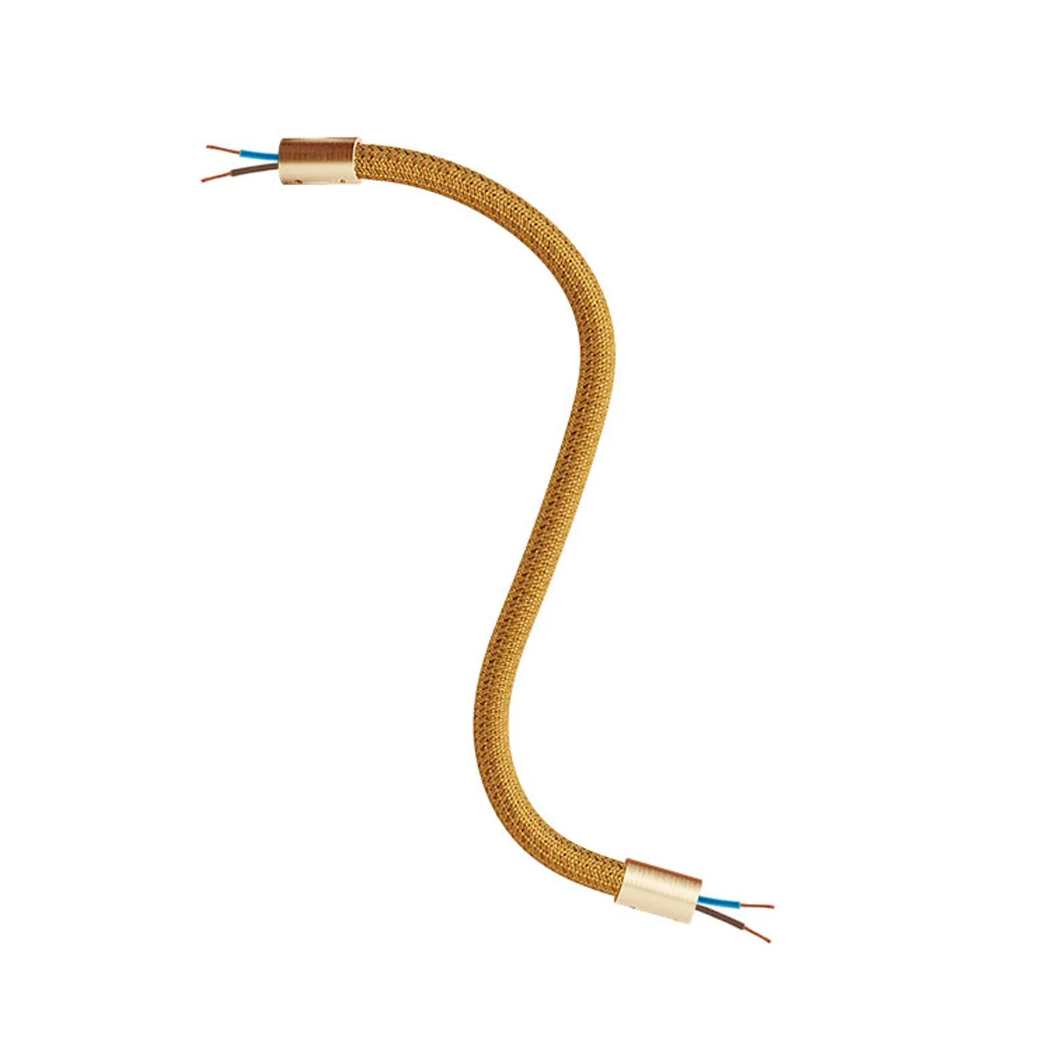 Creative Flex Kit, flexibles Verlängerungsrohr mit Stoffüberzug RM73 Bronze und Metallendstücken - Image 33