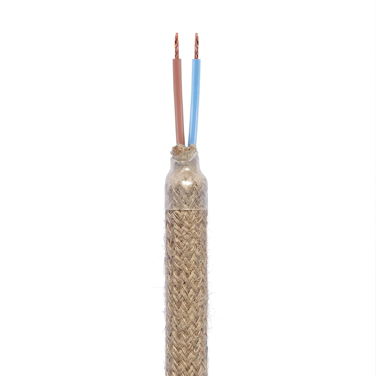 Creative Flex Kit – flexibles Verlängerungsrohr mit Jute RN06 Natur ummantelt und Metallenden - Image 2