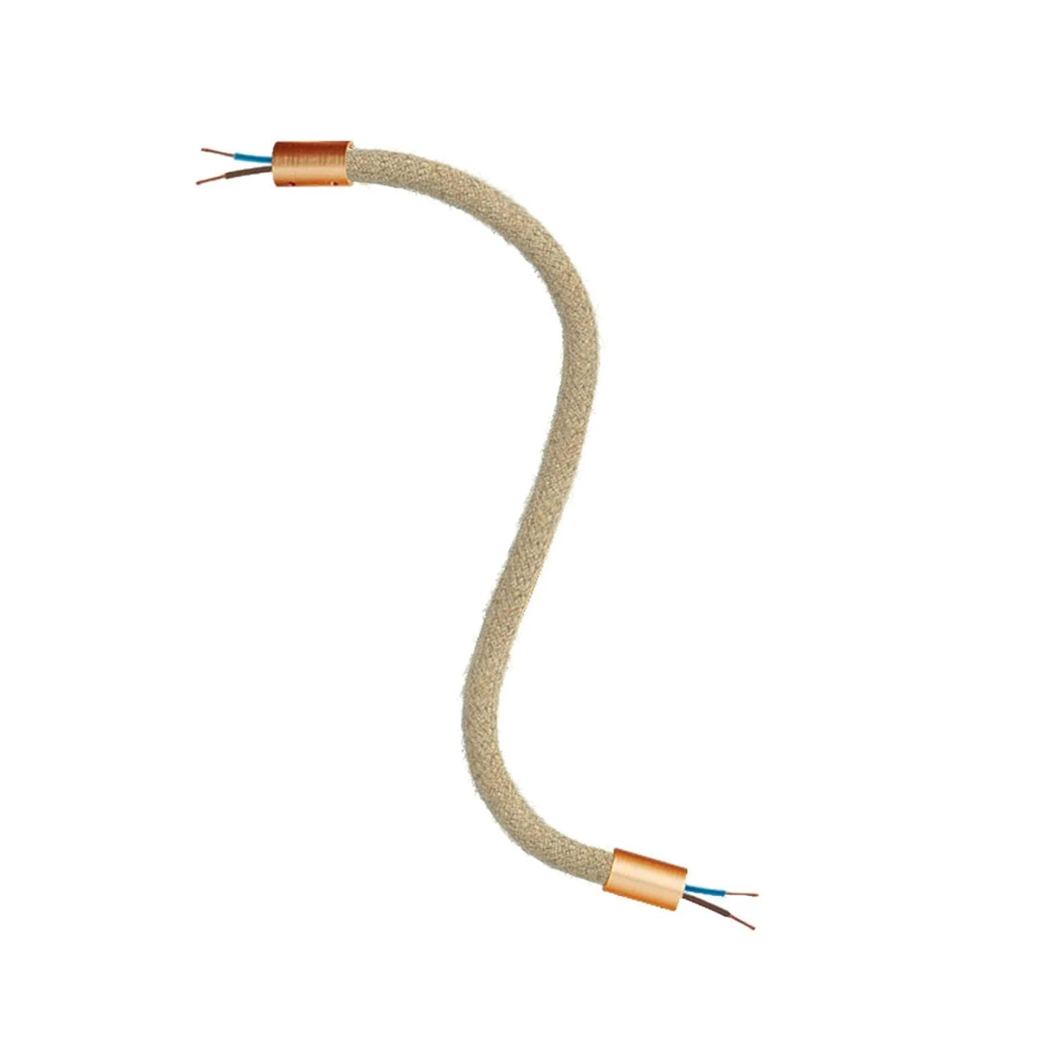 Creative Flex Kit – flexibles Verlängerungsrohr mit Jute RN06 Natur ummantelt und Metallenden - Image 26